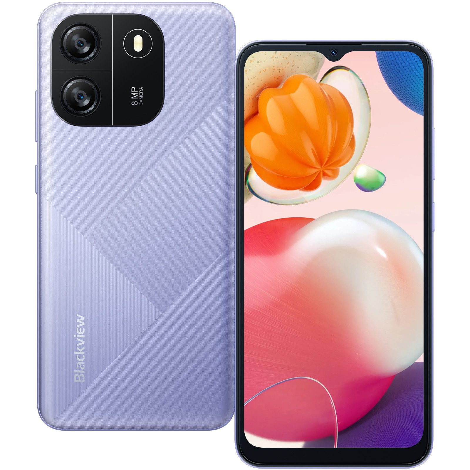 blackview Wave6C Smartphone (6.5 Zoll, 8 MP Kamera, Dual SIM 4G, Android 13)
