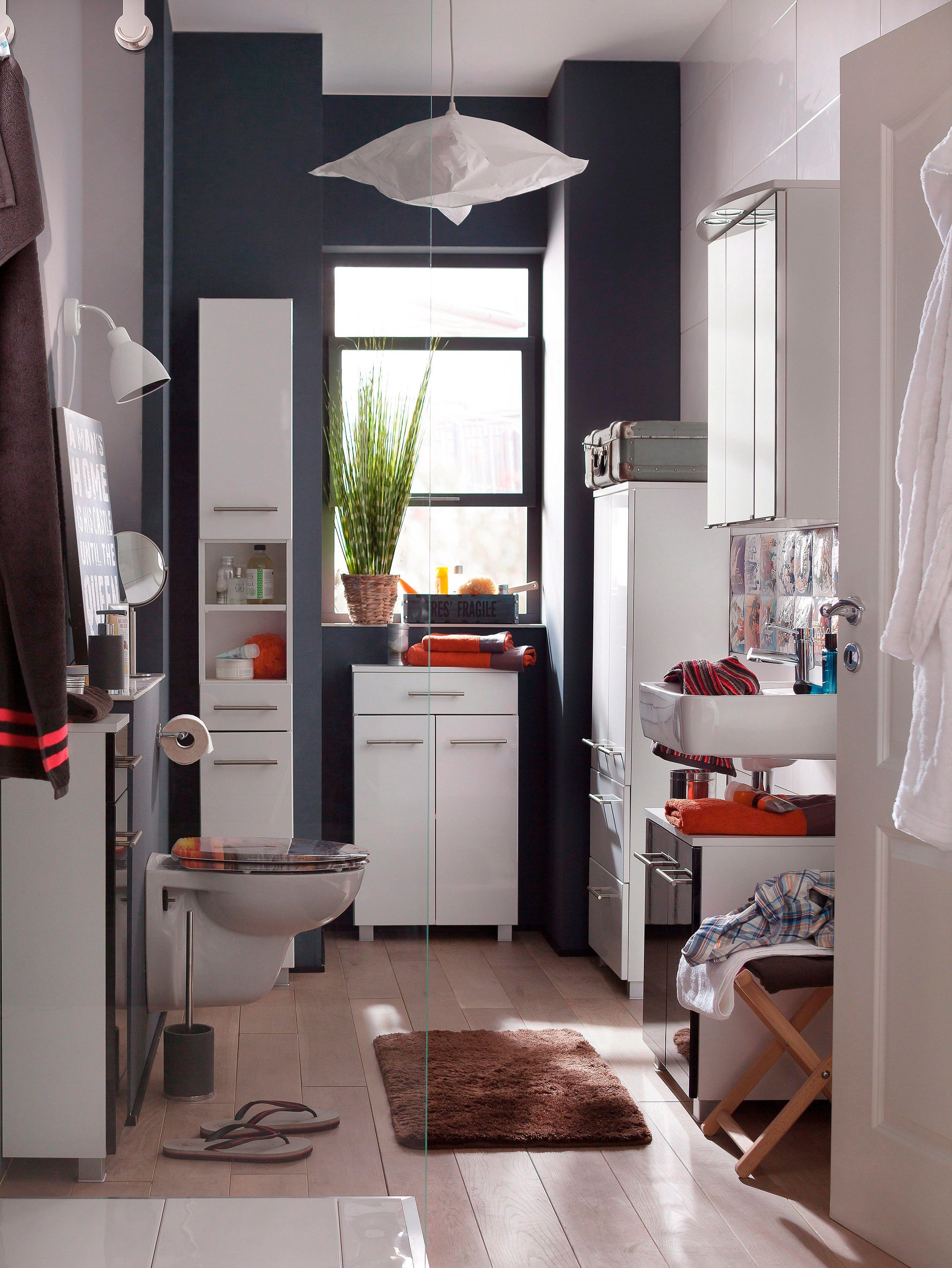 welltime Hochschrank Venedig Badmöbel in verschiedenen Farben erhältlich günstig online kaufen