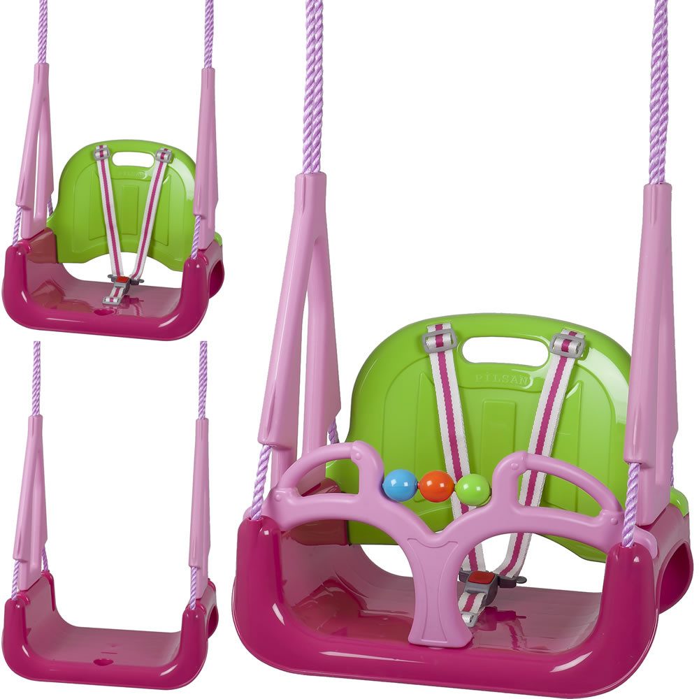 BabyGo Einzelschaukel Kinderschaukel Doremi 3 in 1 Outdoor bis 100 kg, DIN günstig online kaufen