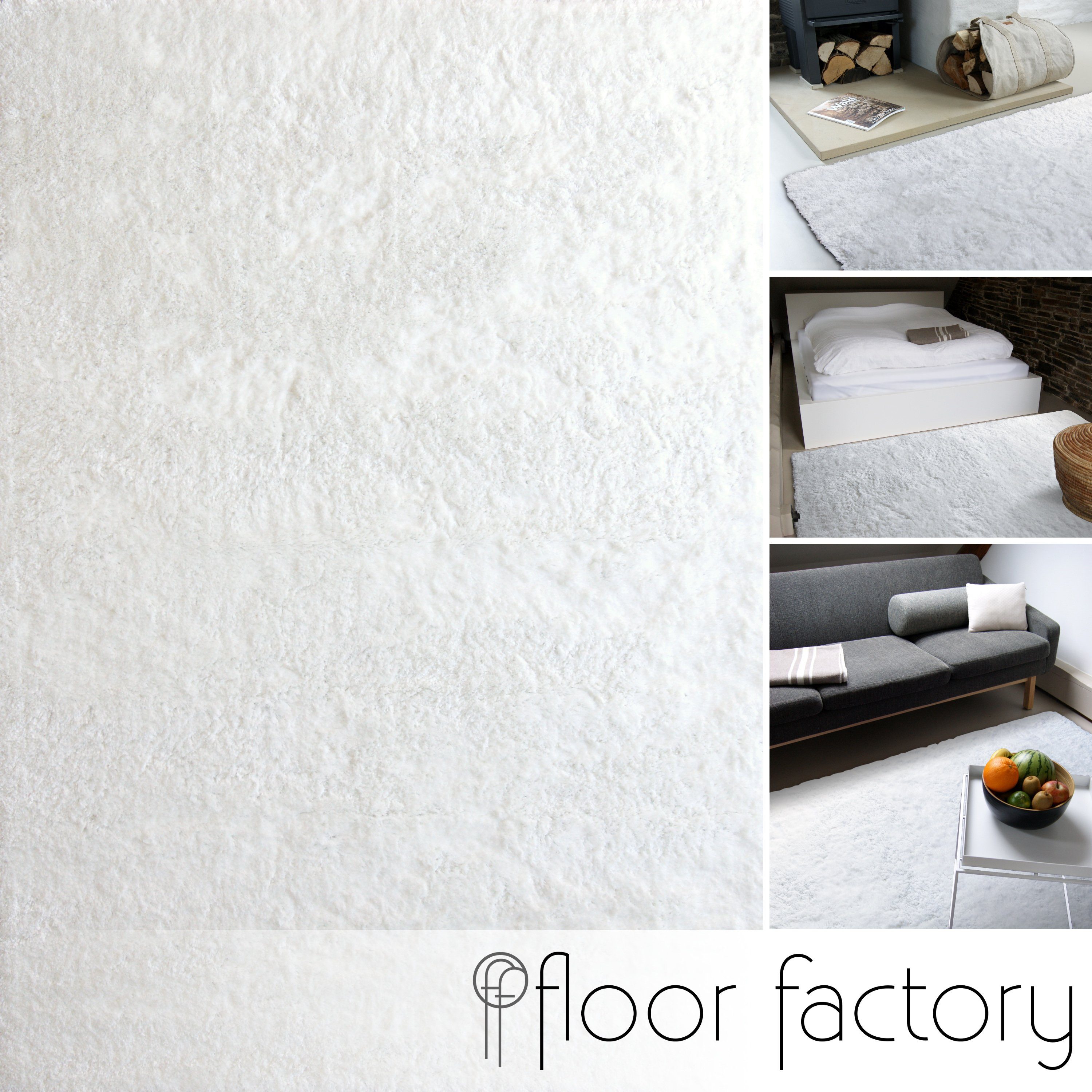floor factory Hochflor-Teppich Delight, rechteckig, Höhe: günstig online kaufen