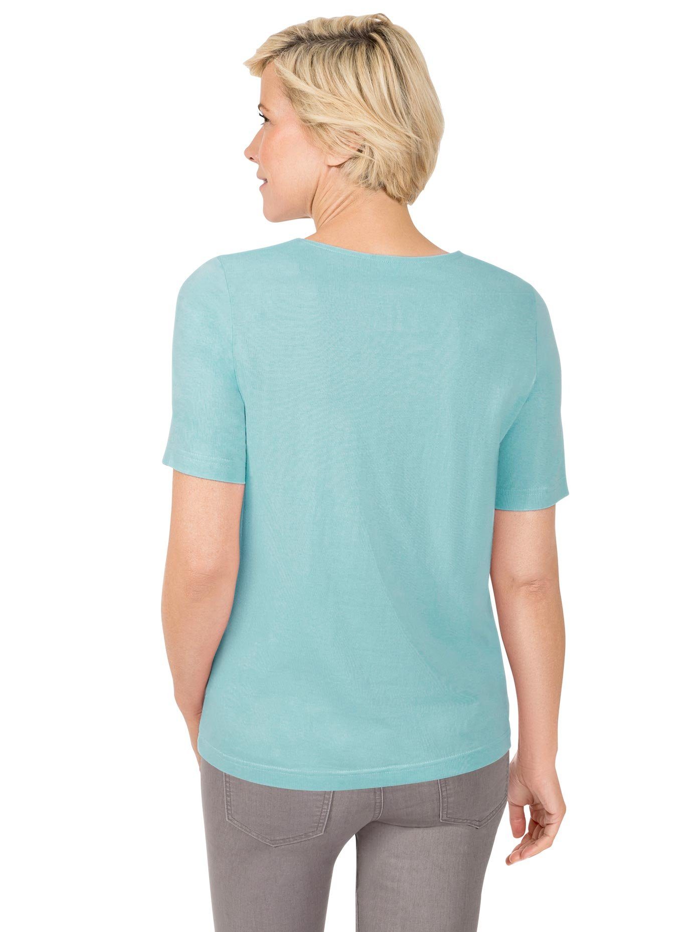 Damen Shirts Kurzarmshirt Shirt (1-tlg)
