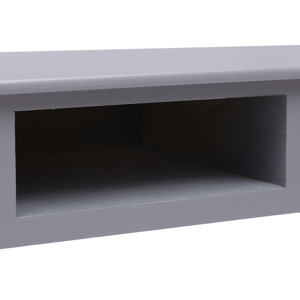 furnicato Schreibtisch Grau cm 110×45×76 Holz