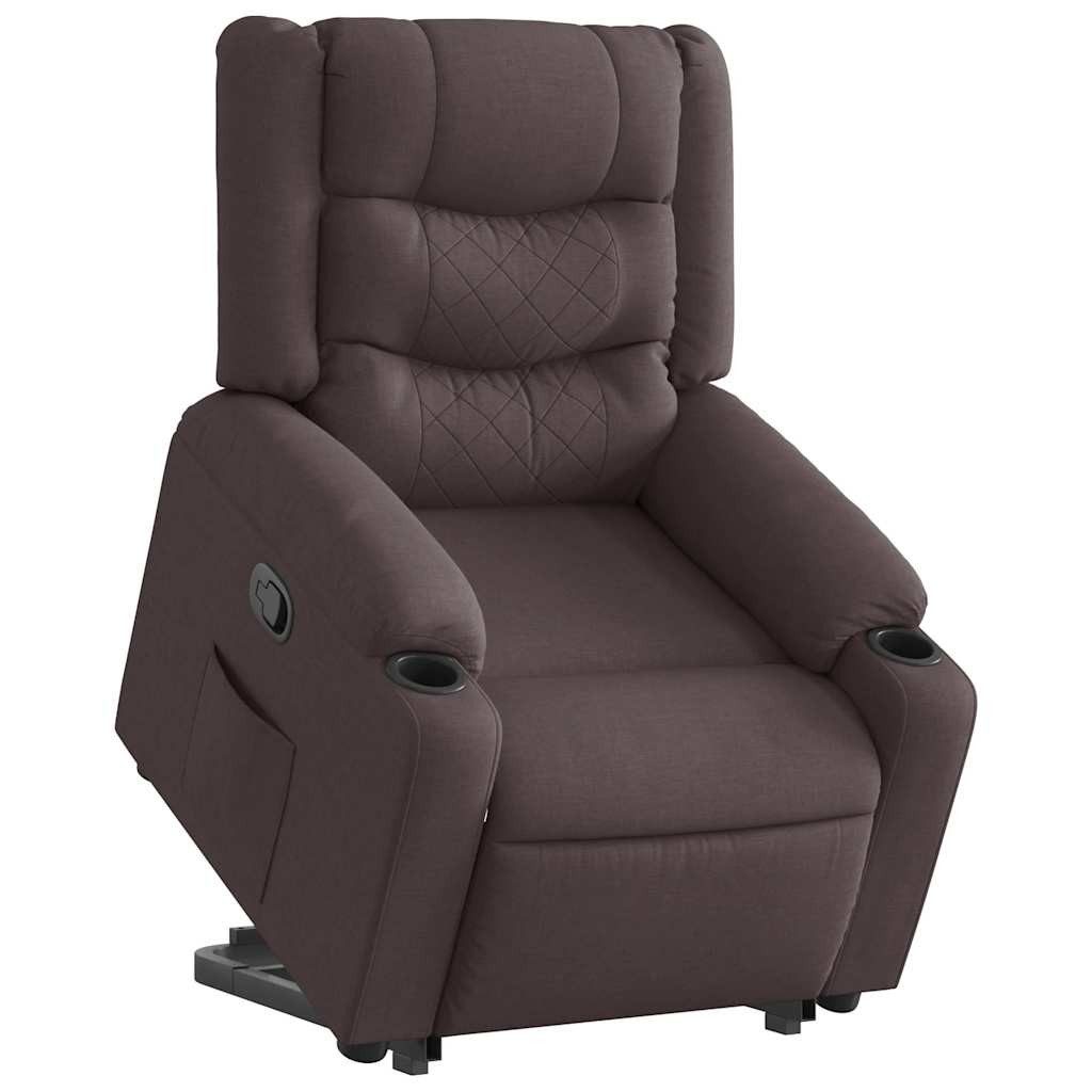 vidaXL Sessel Relaxsessel mit Aufstehhilfe Dunkelbraun günstig online kaufen