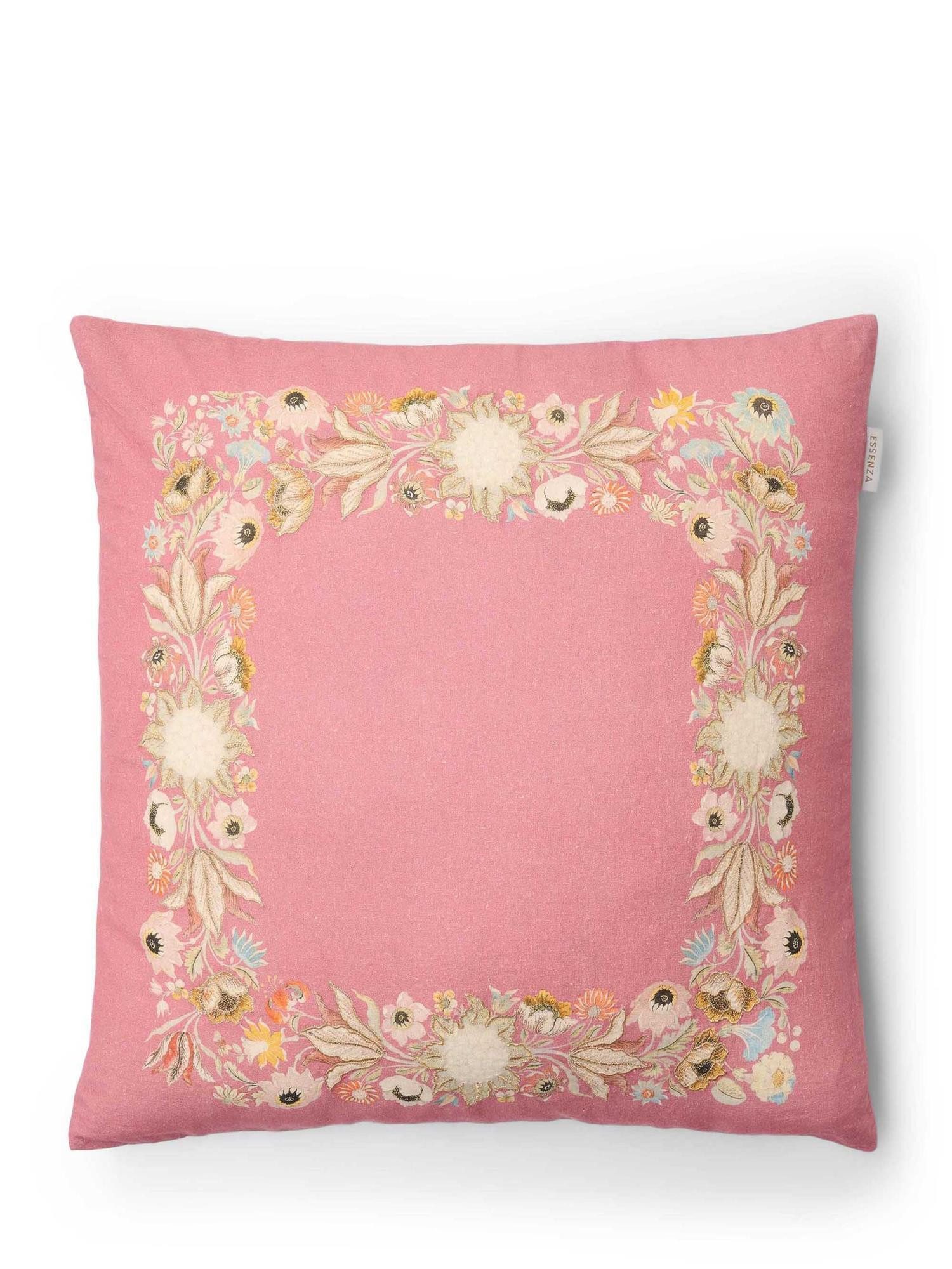 Essenza Dekokissen Veroniq, aus Baumwoll-Leinen-Gemisch mit Blumenprint