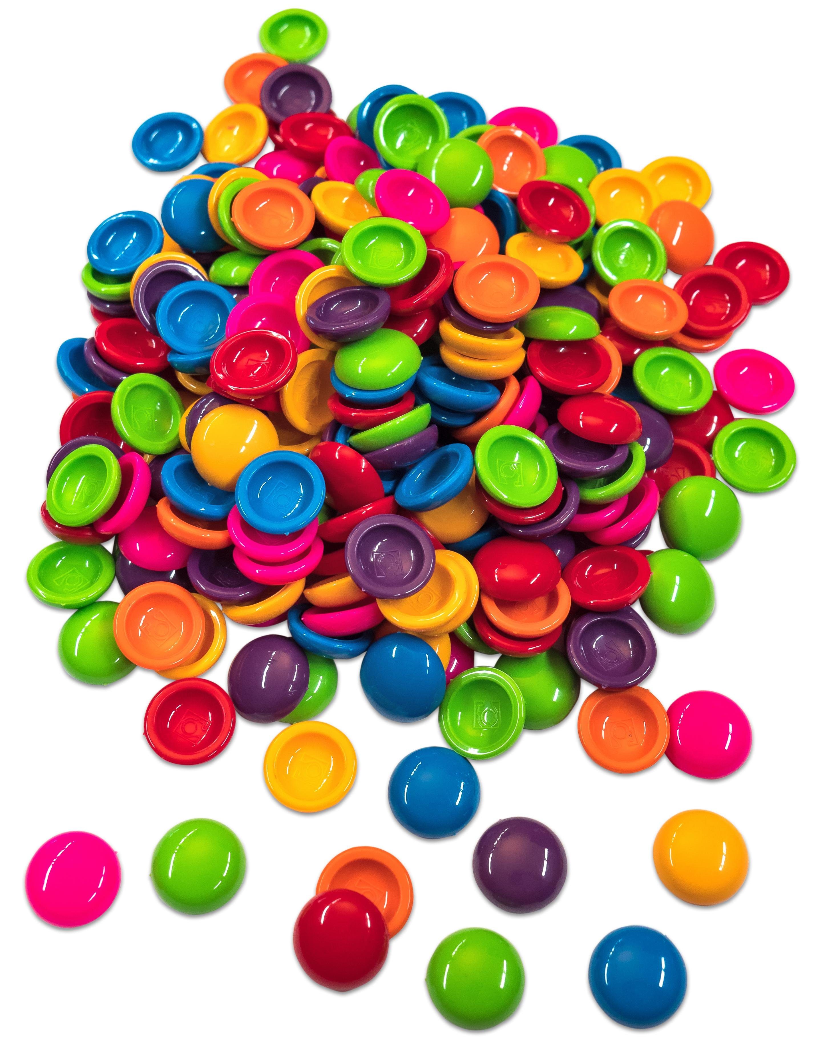 Betzold Lernspielzeug Muggelsteine Ø 20 mm 250 Stück Muggel-Steine bunt gemischte Farben