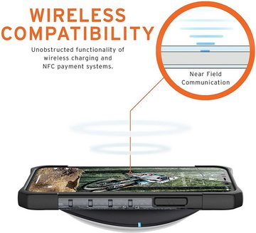UAG Handyhülle Plasma 15,5 cm (6,1 Zoll), [Wireless Charging kompatibles Cover, Sturzfeste Handyhülle, Ultra Slim Bumper] - transparent (mallard)