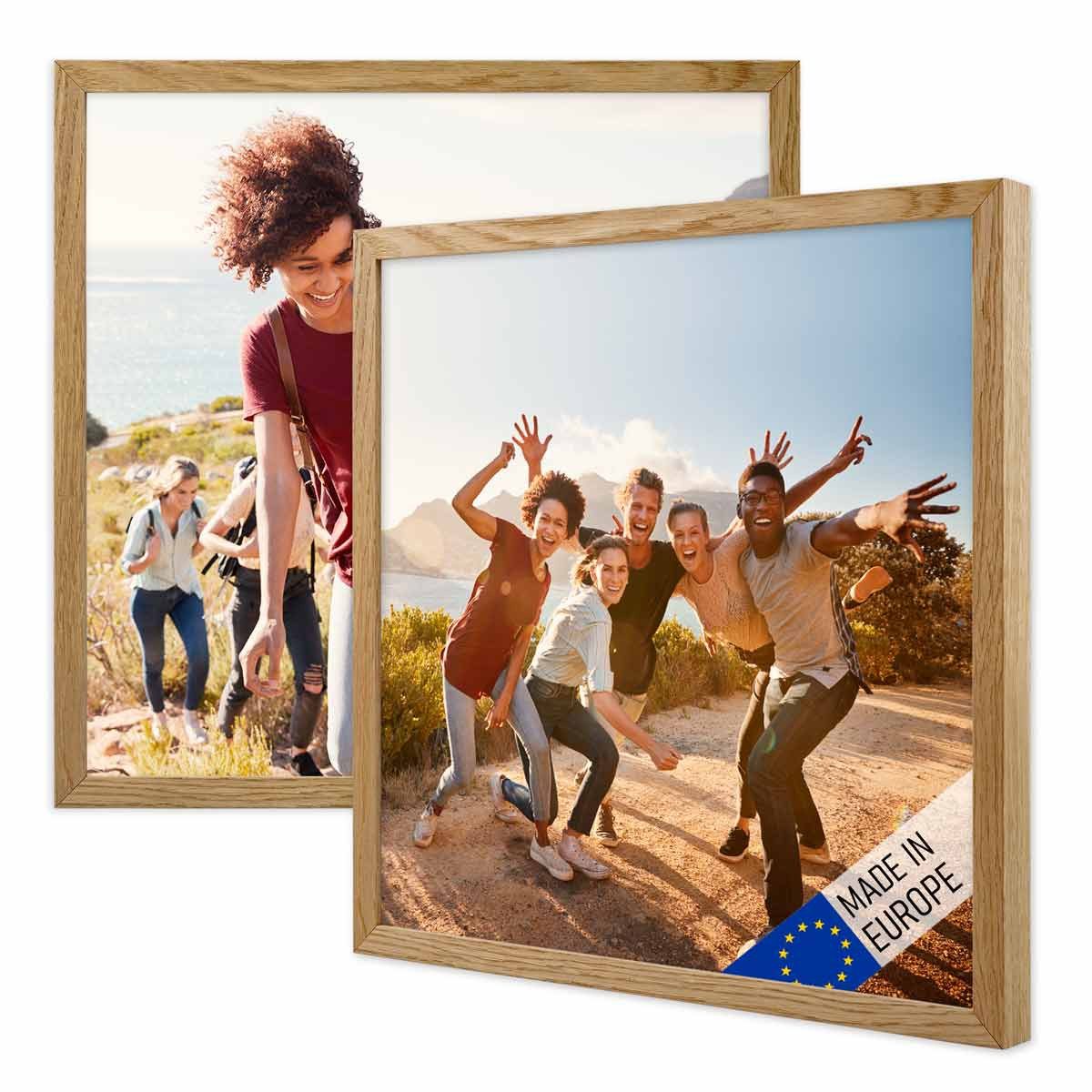 PHOTOLINI Bilderrahmen 2er Set Massivholz-Rahmen Modern günstig online kaufen