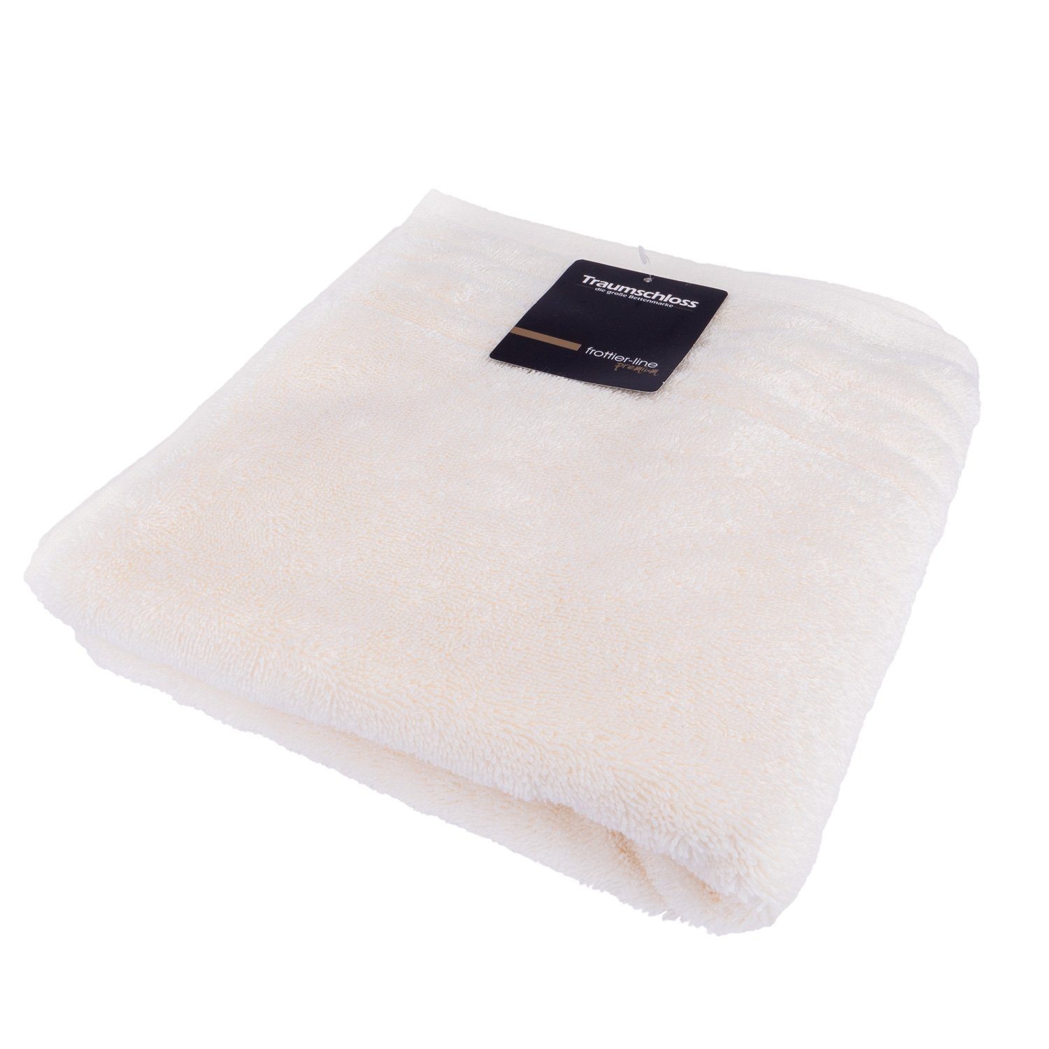 Duschtuch Frottier mit 100% 600g/m² Premium-Line, Traumschloss Supima Baumwolle (1-St), amerikanische creme