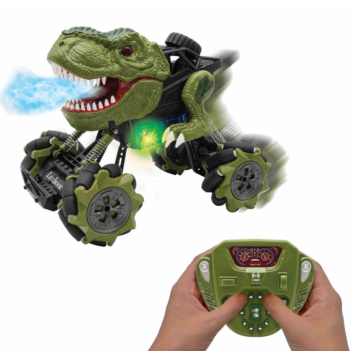 Lexibook® RC-Monstertruck Tirex Dino-Auto mit Licht Rauch Sound Dinosaurier XXL Monster Truck