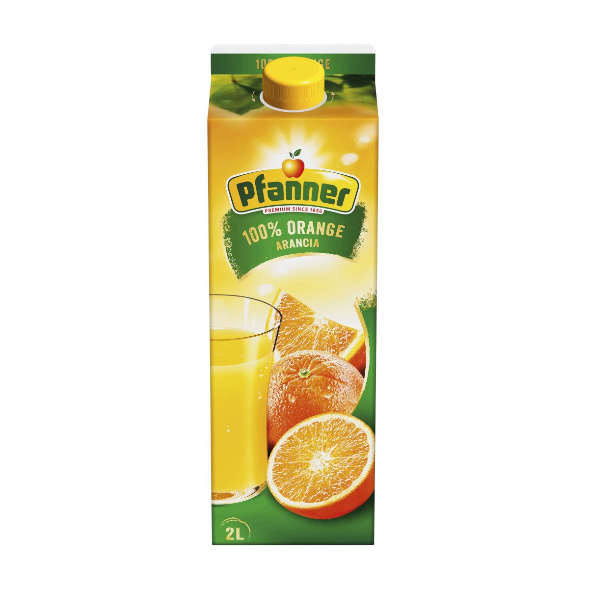 Pfanner Tee, Pfanner Orangensaft 100% aus Orangensaftkonzentrat Packung 2000ml