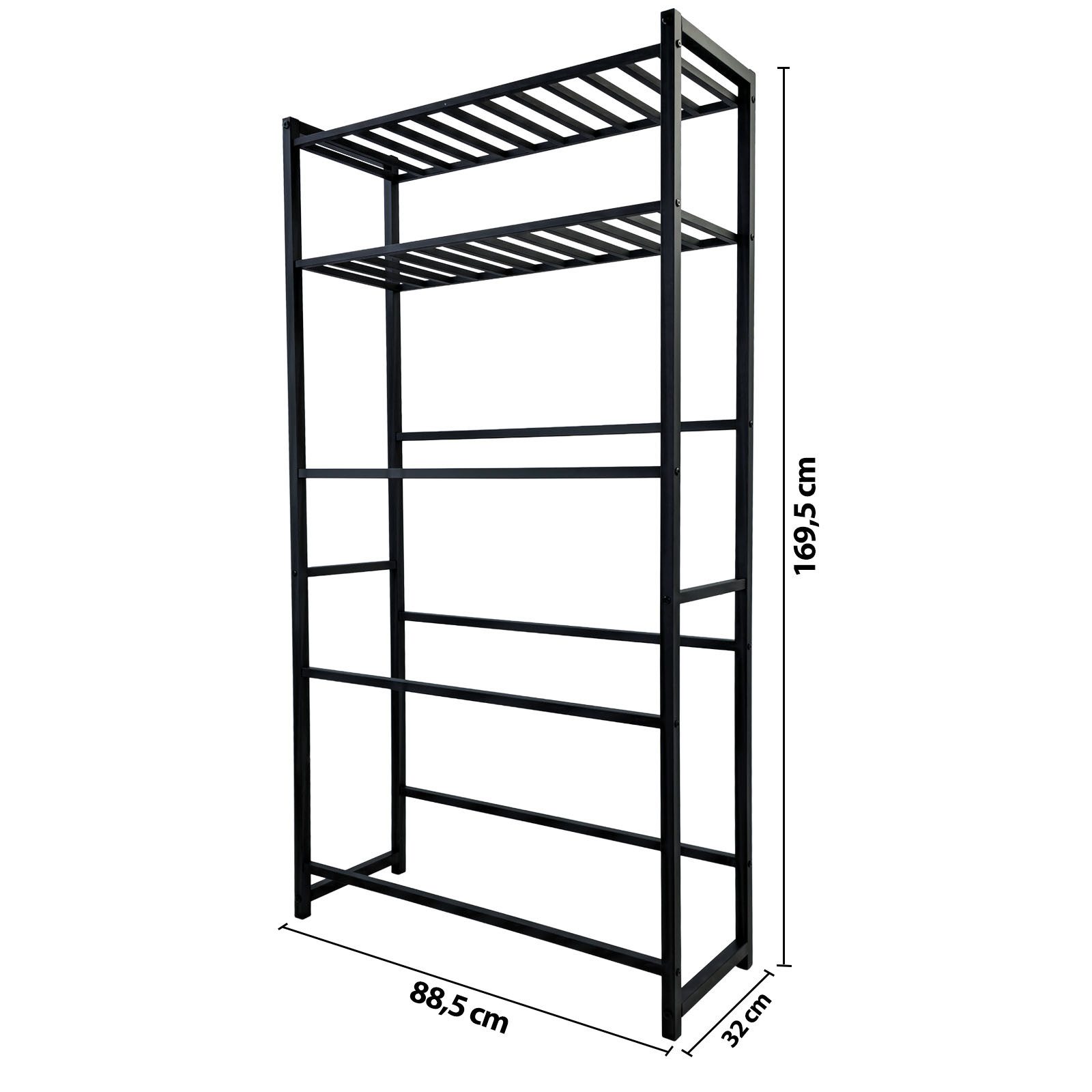 RAMROXX Flaschenregal Kastenregal für 6 Getränkekisten + Weinregal 169×88× günstig online kaufen