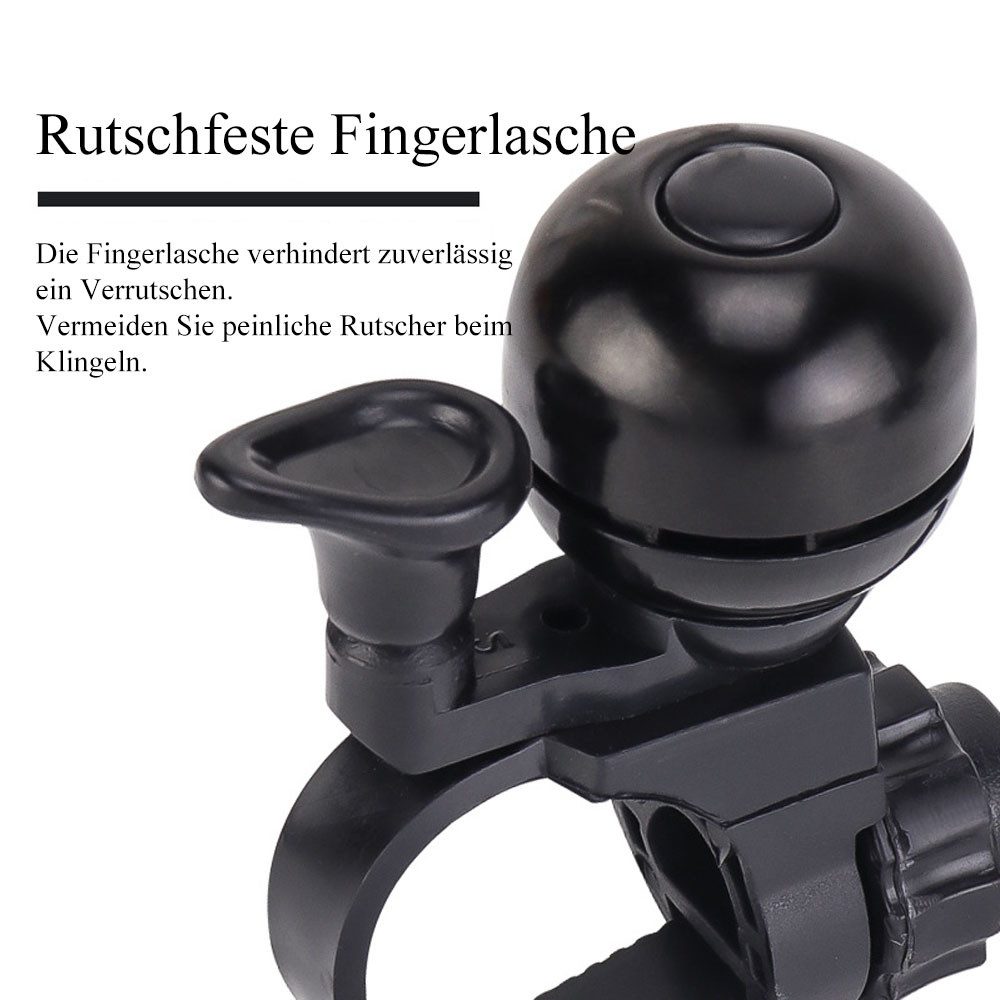 AFKSMILE Fahrradklingel Fahrradklingel, Mini Kupfermaterial Klingel Fahrrad, mit Halterung – Bild 5 von 5