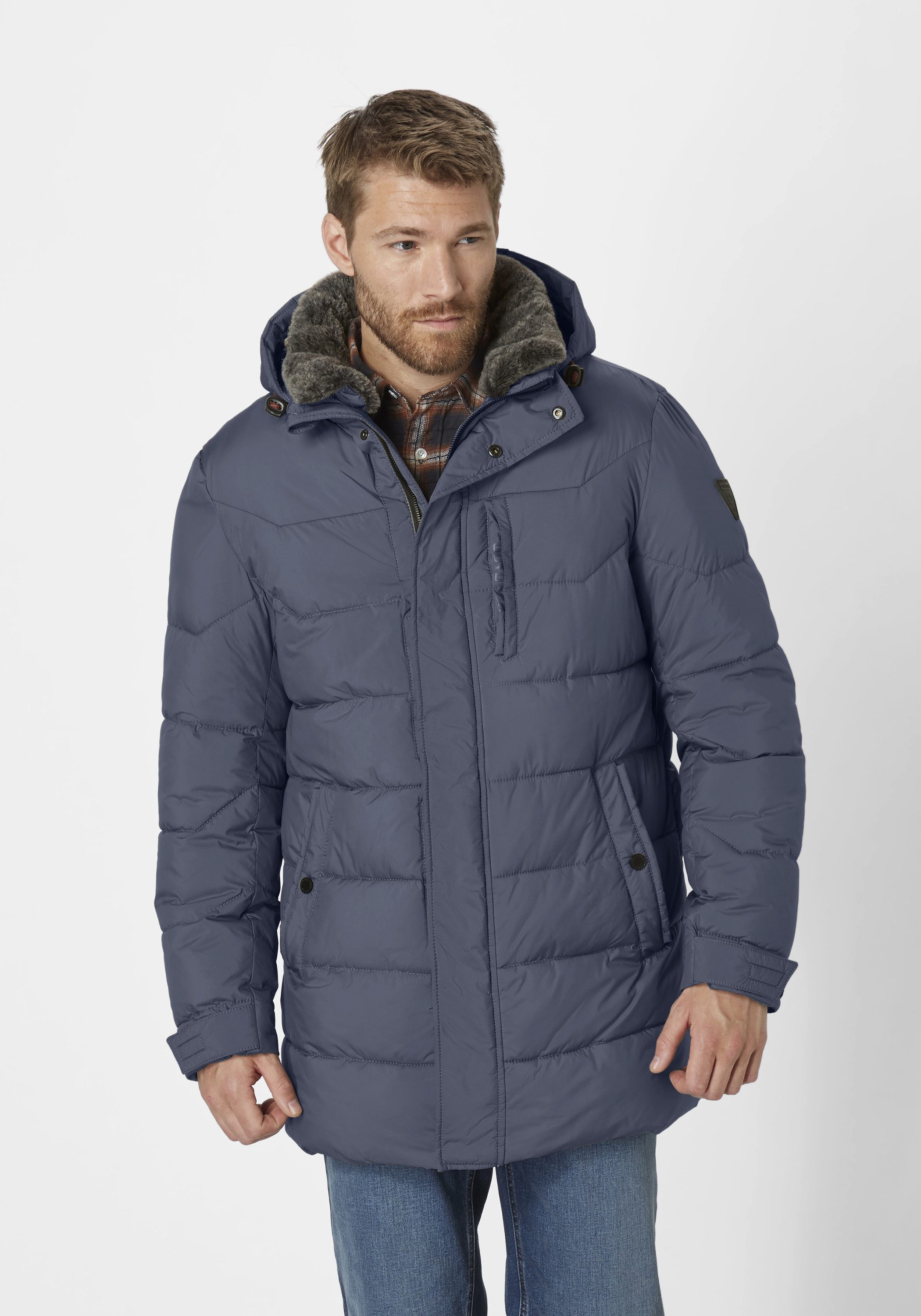 Redpoint Parka JOHN Pflegeleichte Regular Fit Winterjacke mit abnehmbarer K günstig online kaufen