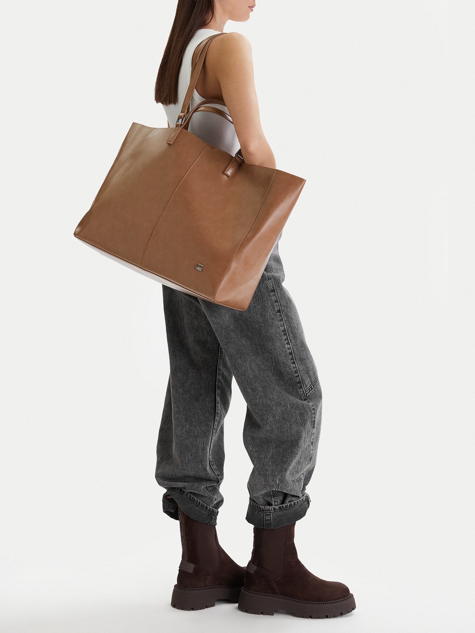 G-STAR Handtasche G Star Raw Handtasche Damen Beige G-STAR RAW-EO-LDA8455 Beige Dunkel