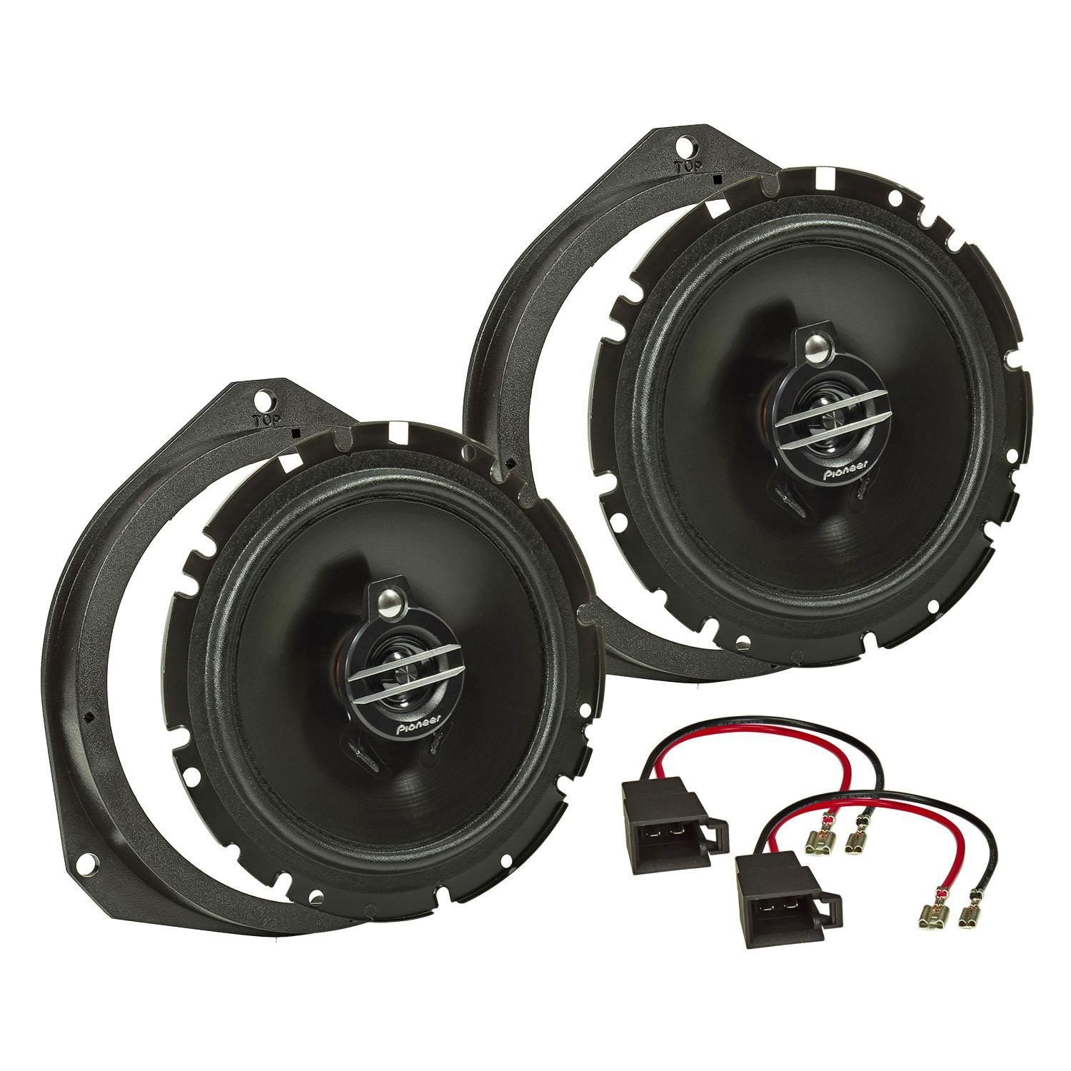 tomzz Audio Pioneer TS-G1730f 300W Lautsprecher Set passt für Opel Astra H Corsa D Auto-Lautsprecher