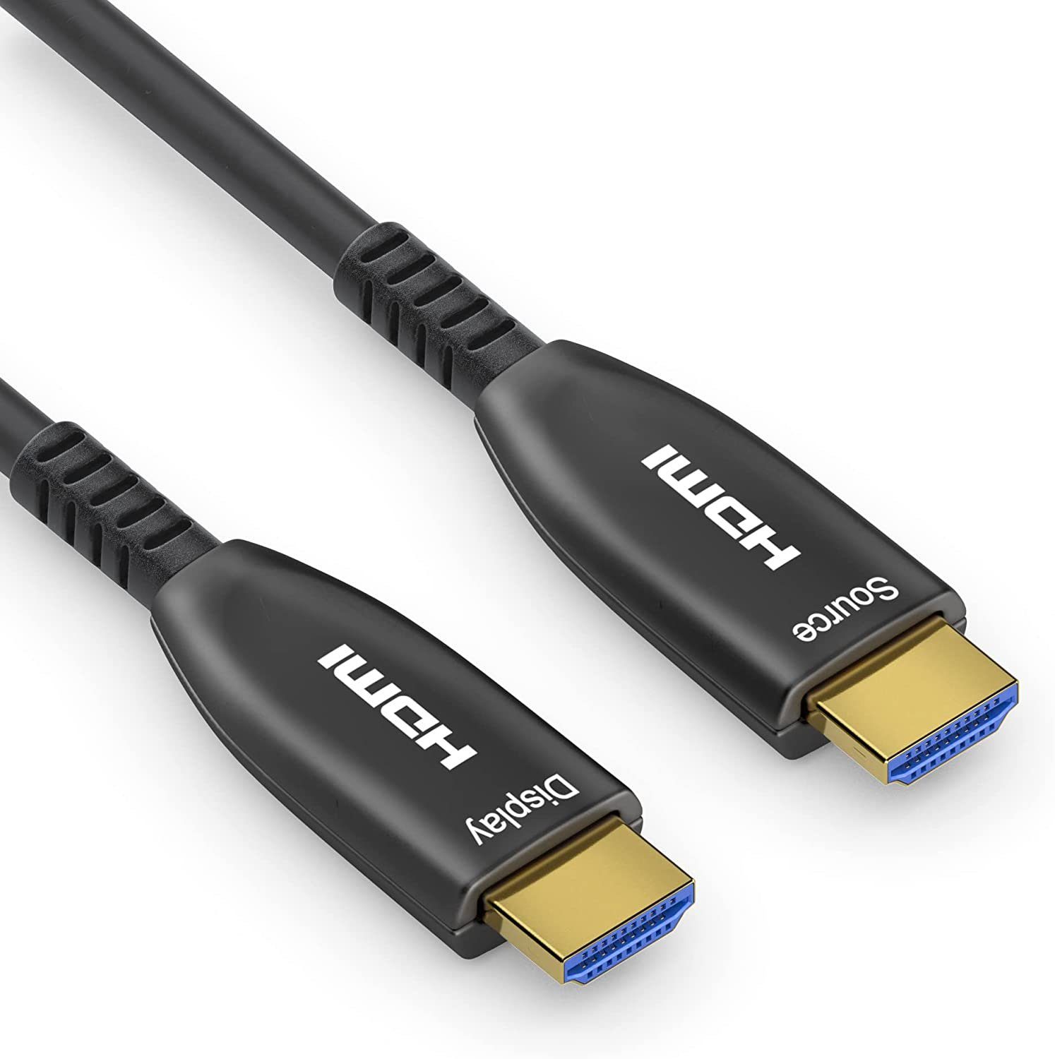 conecto conecto Aktives 4K HDMI 2.0 AOC Extender Kabel, Hybridkabel (Glasfaser HDMI-Kabel, (1000 cm)