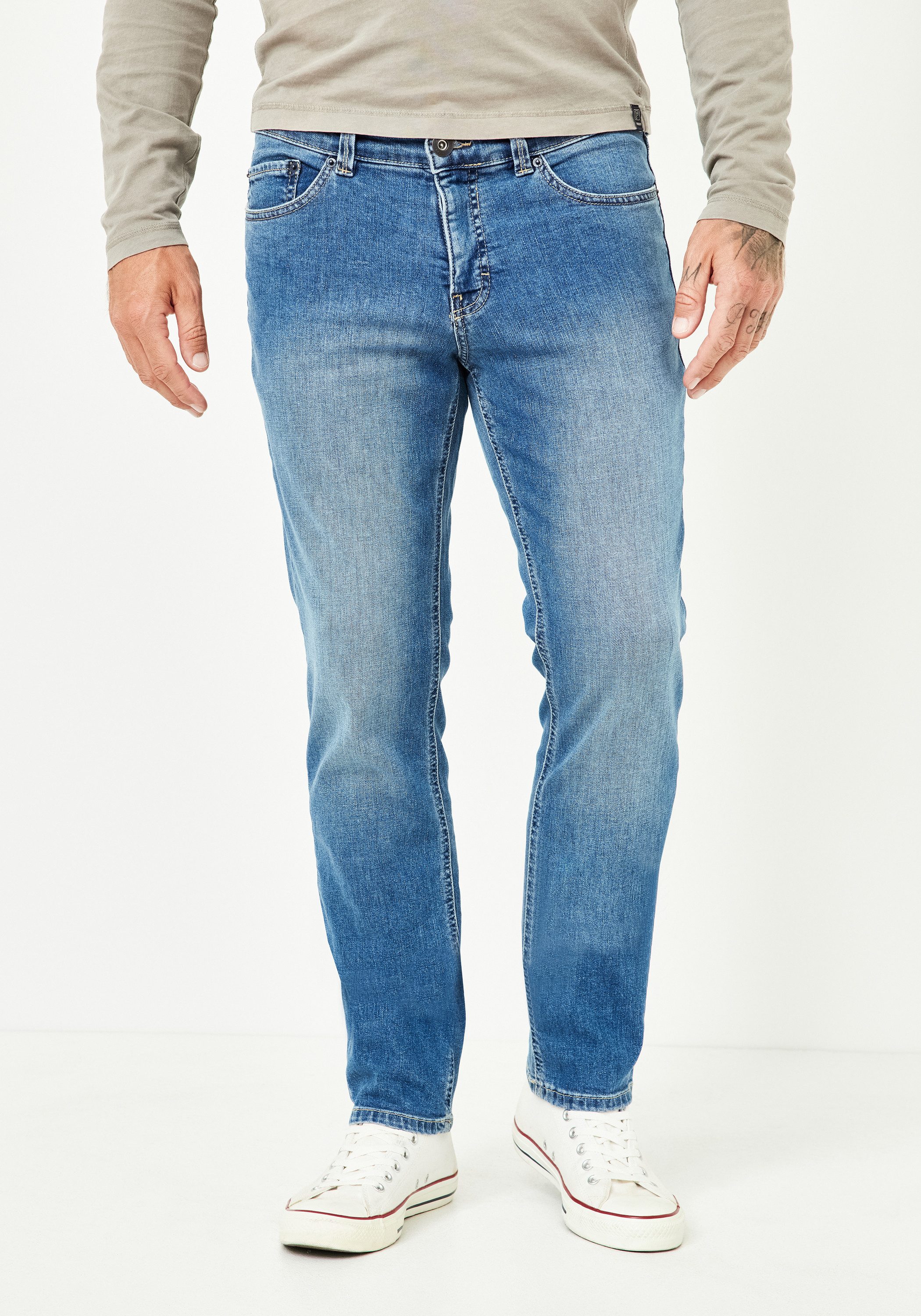 Paddock's Slim-fit-Jeans PIPE 5-Pocket-Jeans mit Motion günstig online kaufen