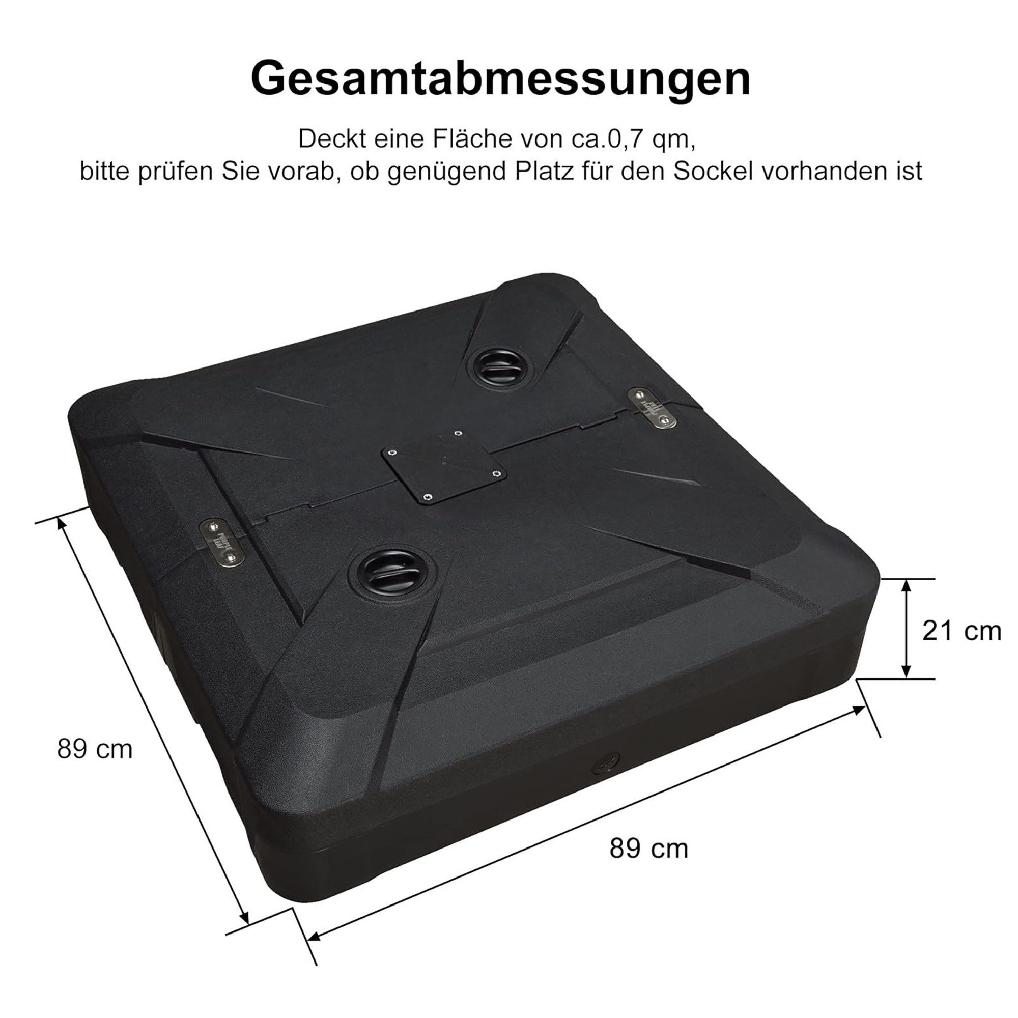 PURPLE LEAF Ampelschirm Quadratischer Außenbereich sonnenschirm, günstig online kaufen