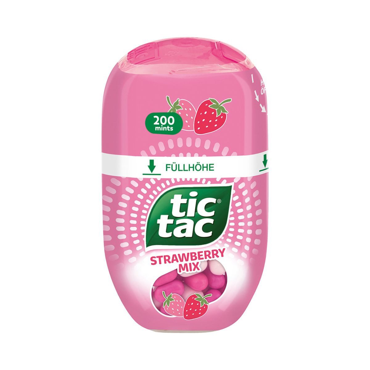tic tac Süßigkeit, Tic Tac Strawberry Mix Big Pack Erdbeere Zitrone Minze Mix 98g