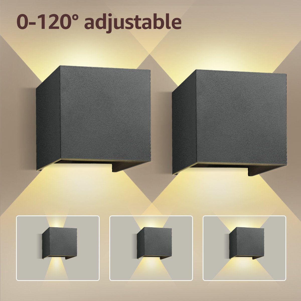 Simloveve LED Wandleuchte Wandleuchte 12W LED günstig online kaufen