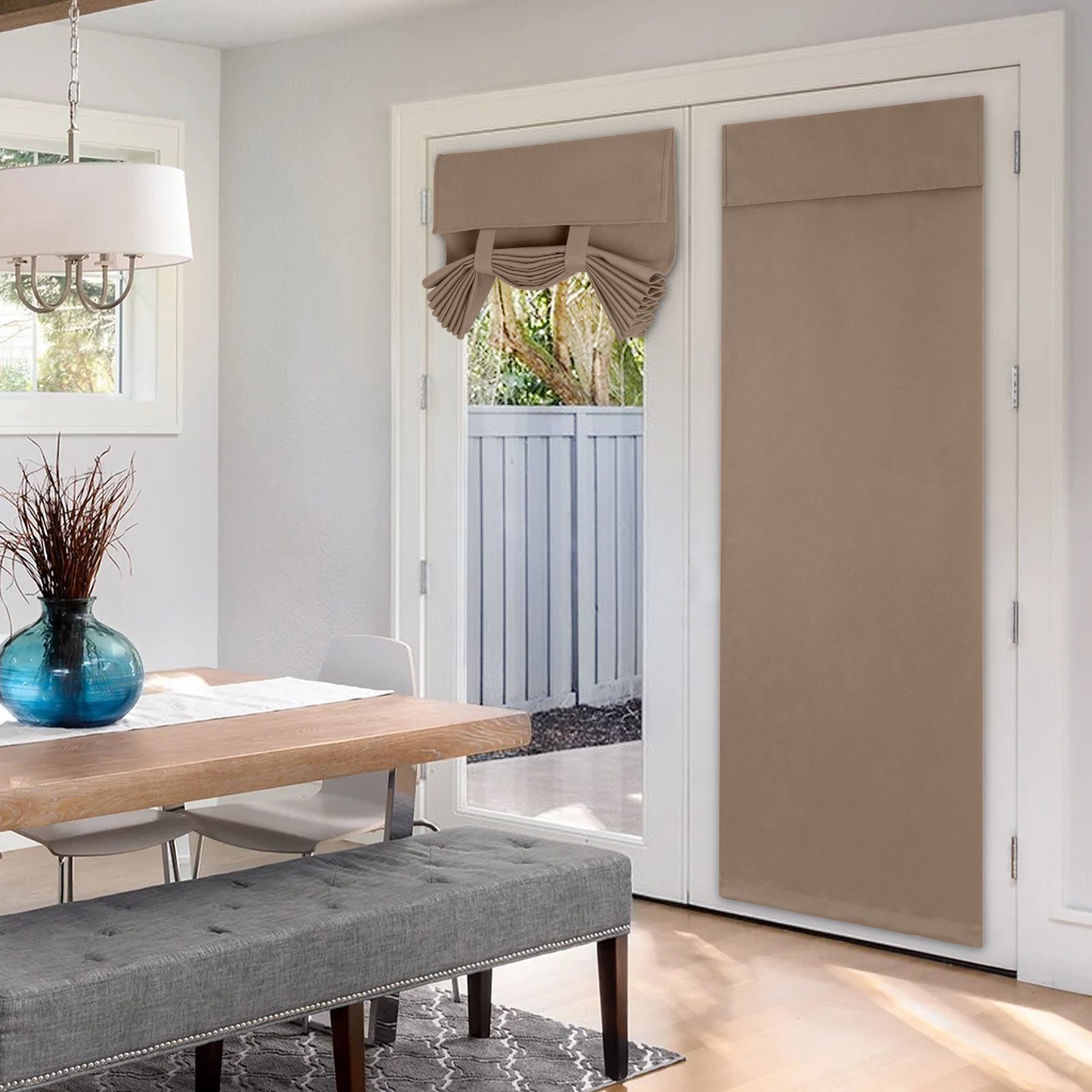 BYSURE Türvorhang Französische Türvorhänge, Sichtschutz, Verdunkelung für G günstig online kaufen