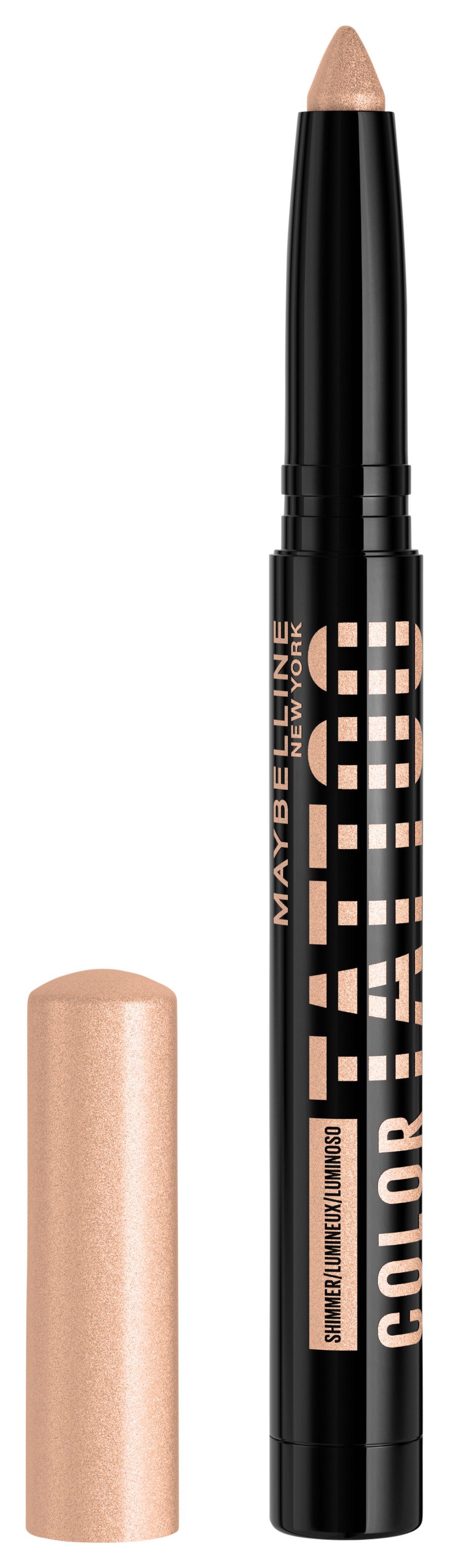MAYBELLINE NEW YORK Lidschatten COLOR TATTOO 24H EYE STIX, All-in-One-Lidschatten, Eyeliner und Primer
