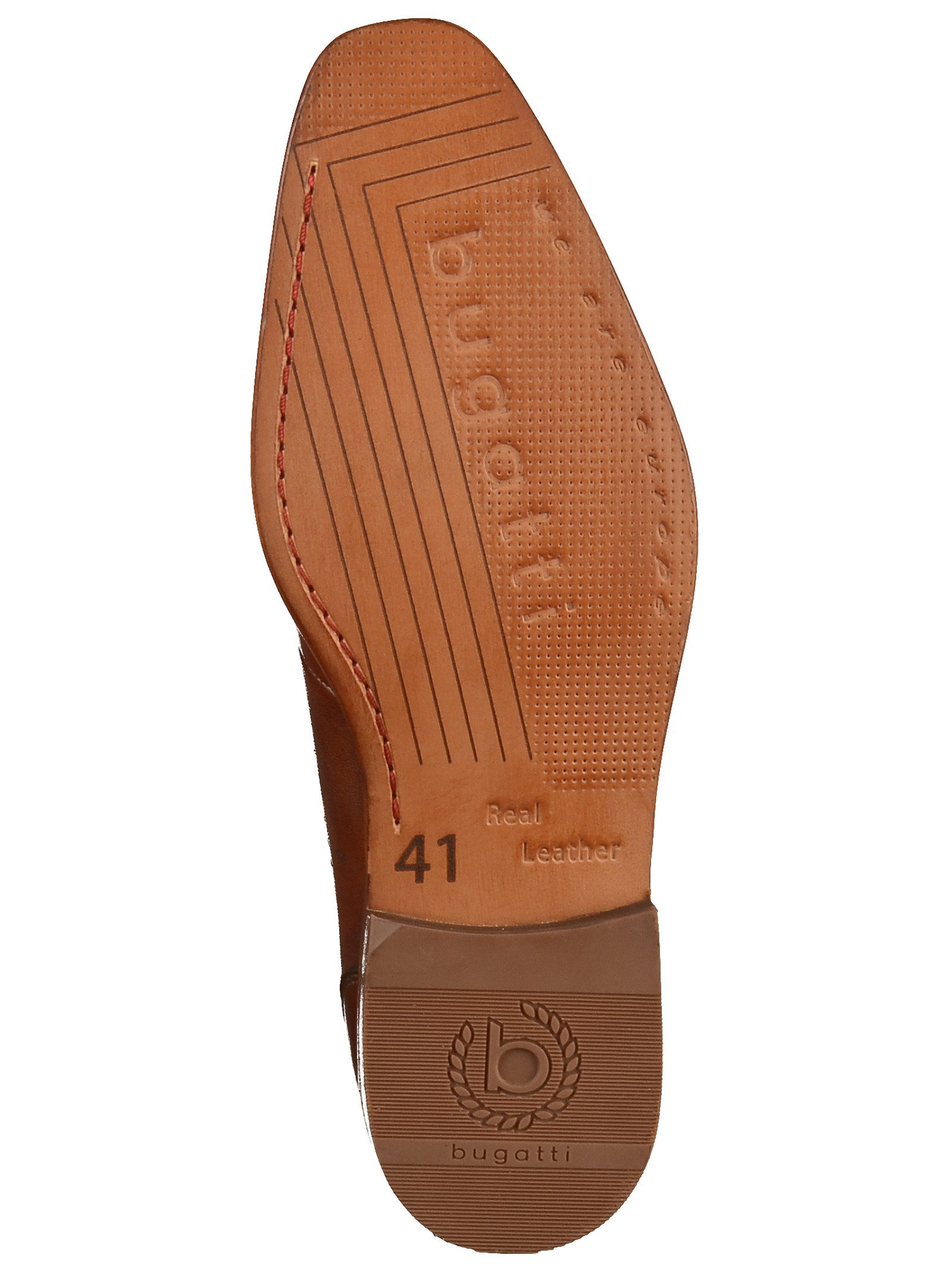 bugatti bugatti Halbschuhe Glattleder Schnürschuh