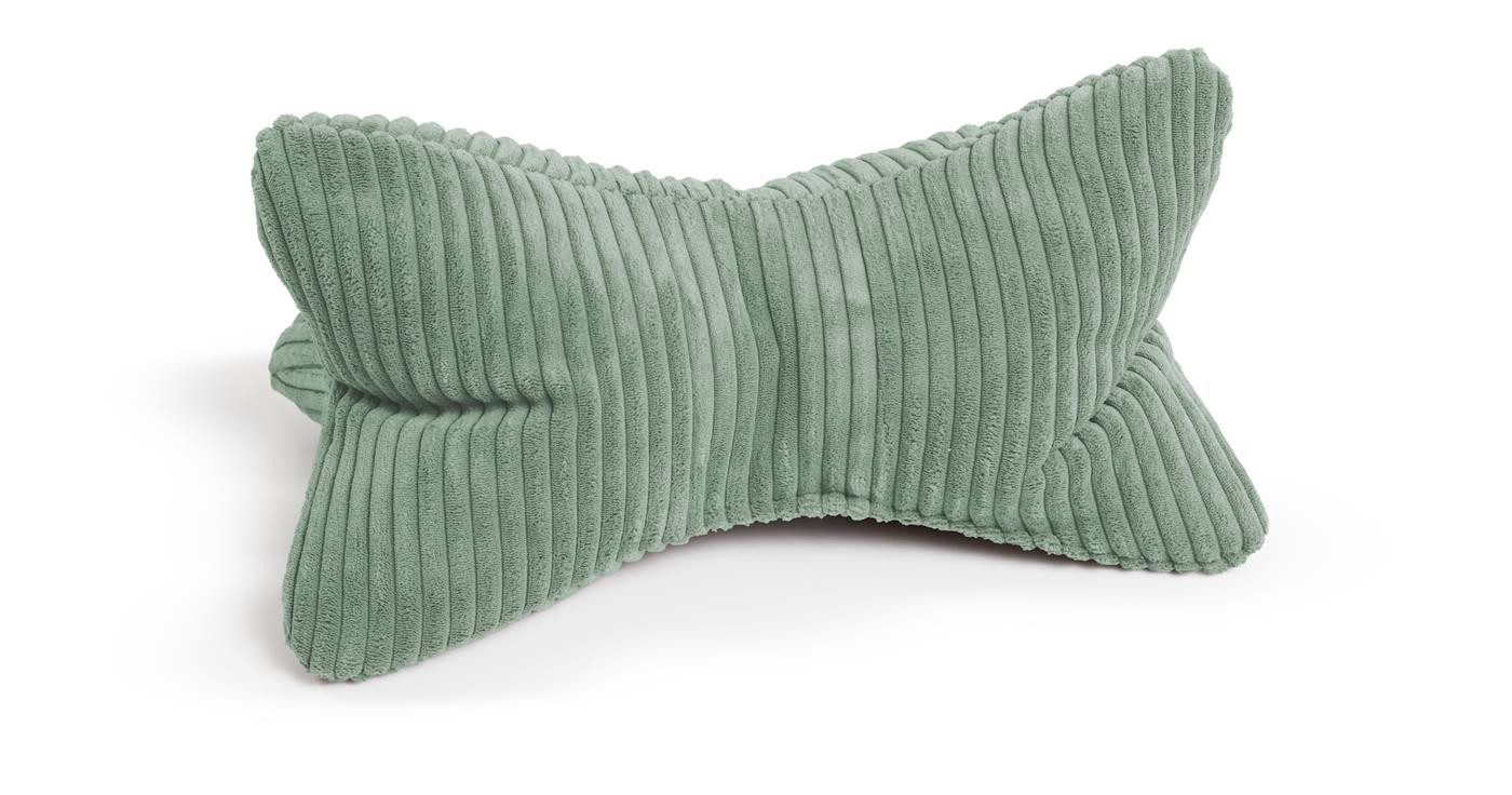 Magma Heimtex Kopfkissen Leseknochen Shara ergonomische Form, Füllung: Polyester, 1 teilig, Flauschcord