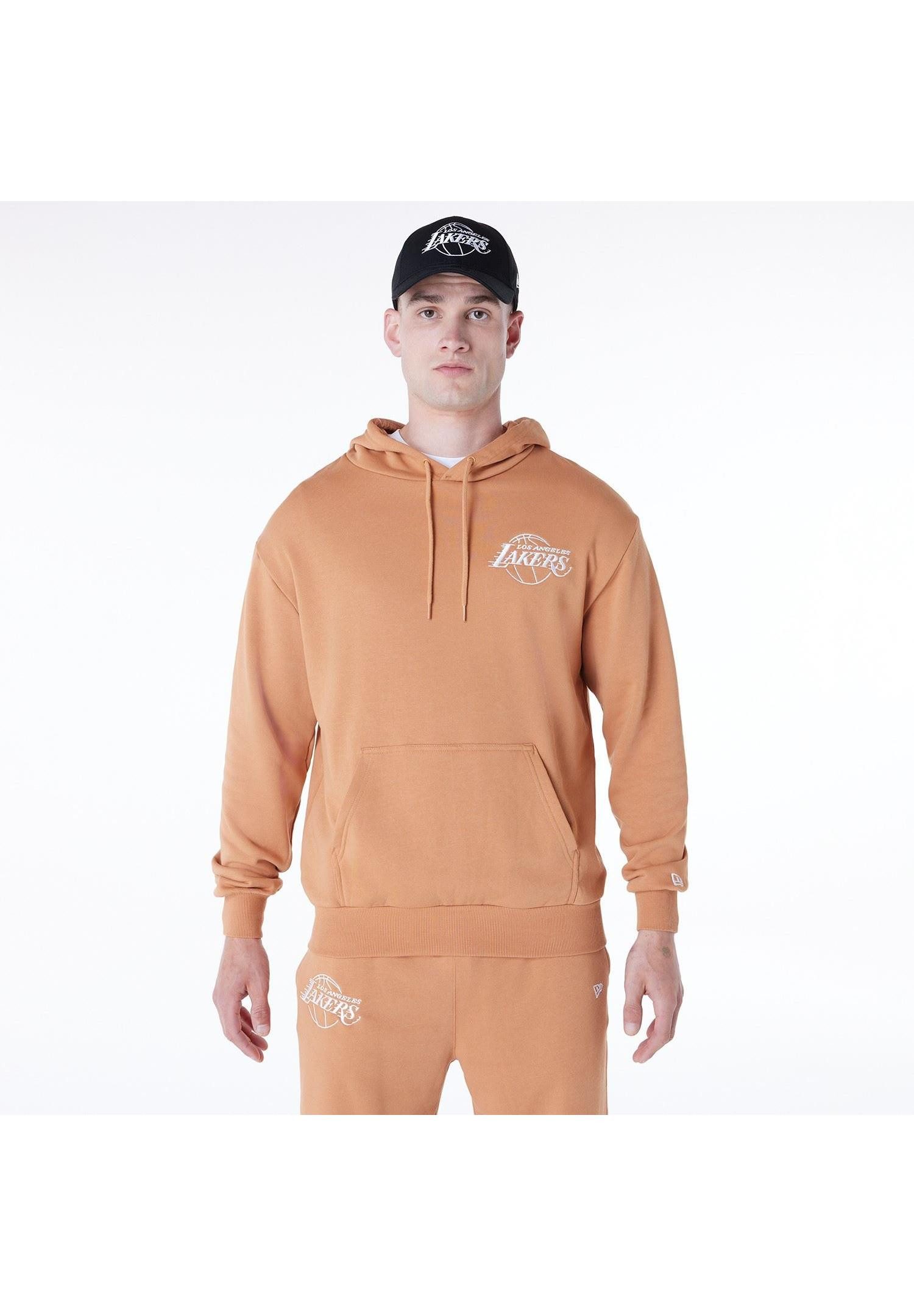 New Era Hoodie Los Angeles Lakers New Era NBA OS Hoody Kapuzenpullover Beige (1-tlg)