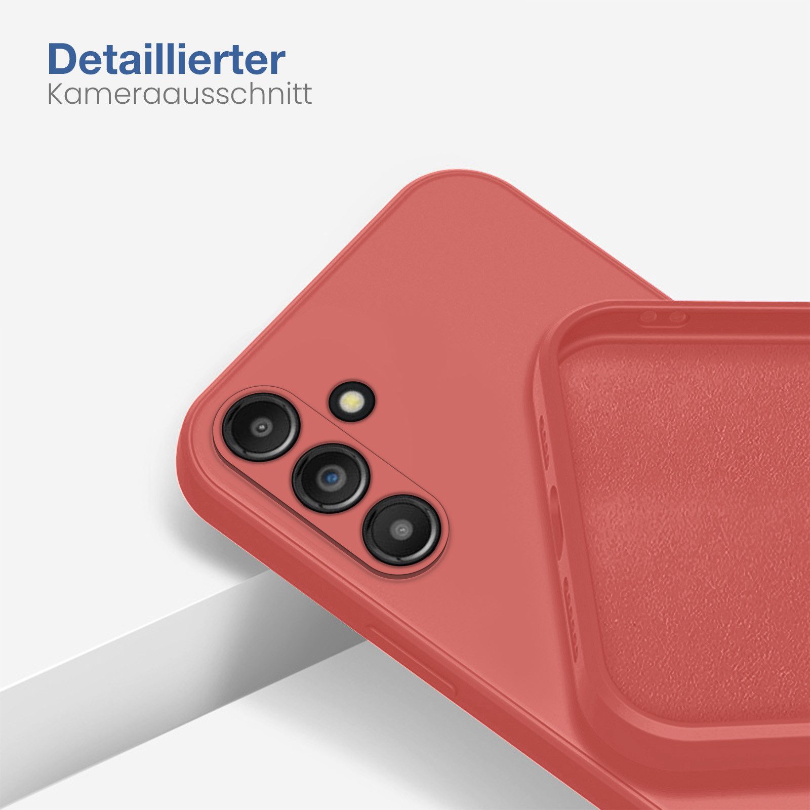 Tec-Expert Handyhülle SoftGrip Cover Hülle für Samsung Galaxy A54 5G, Handy Case Bumper integrierter Kameraschutz flexibel – Bild 3 von 5