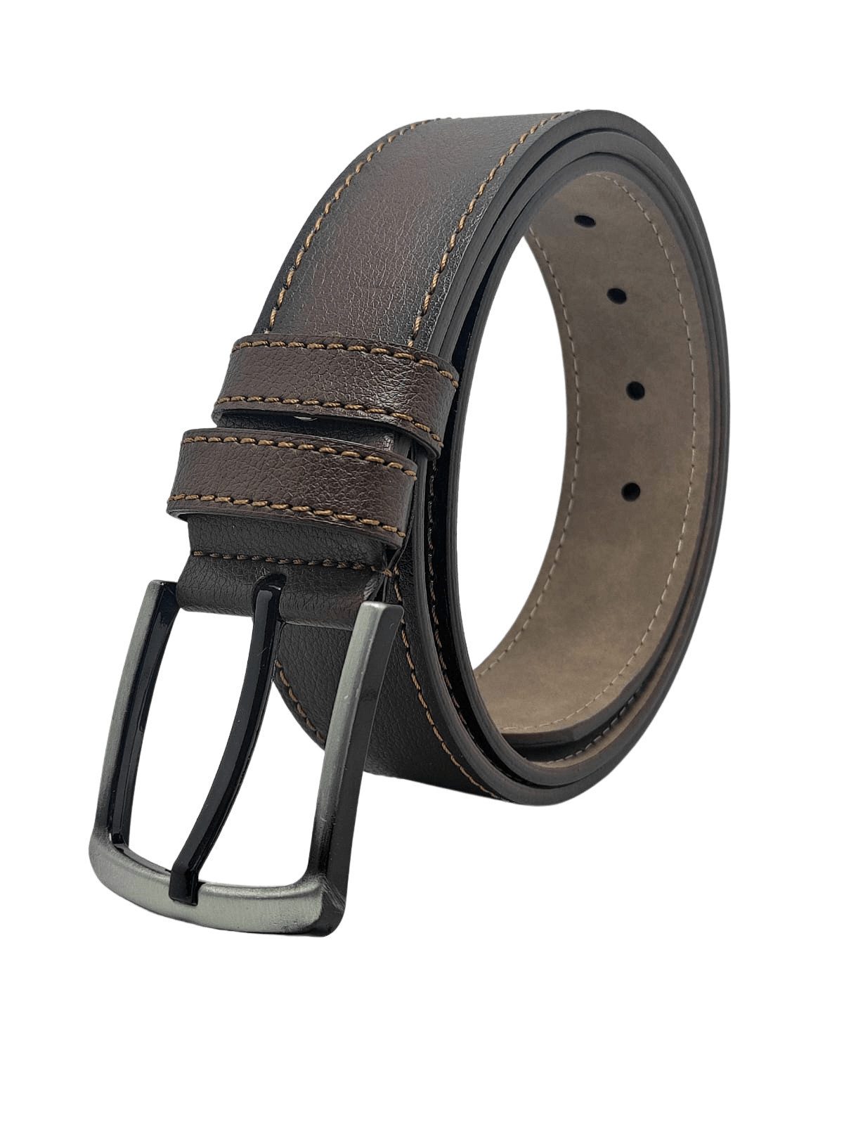 GENUINE LEATHER COMPANY EDS Ledergürtel Kunstleder Gürtel Herren 3.8 cm Sportlich, in 6 Größen erhältlich