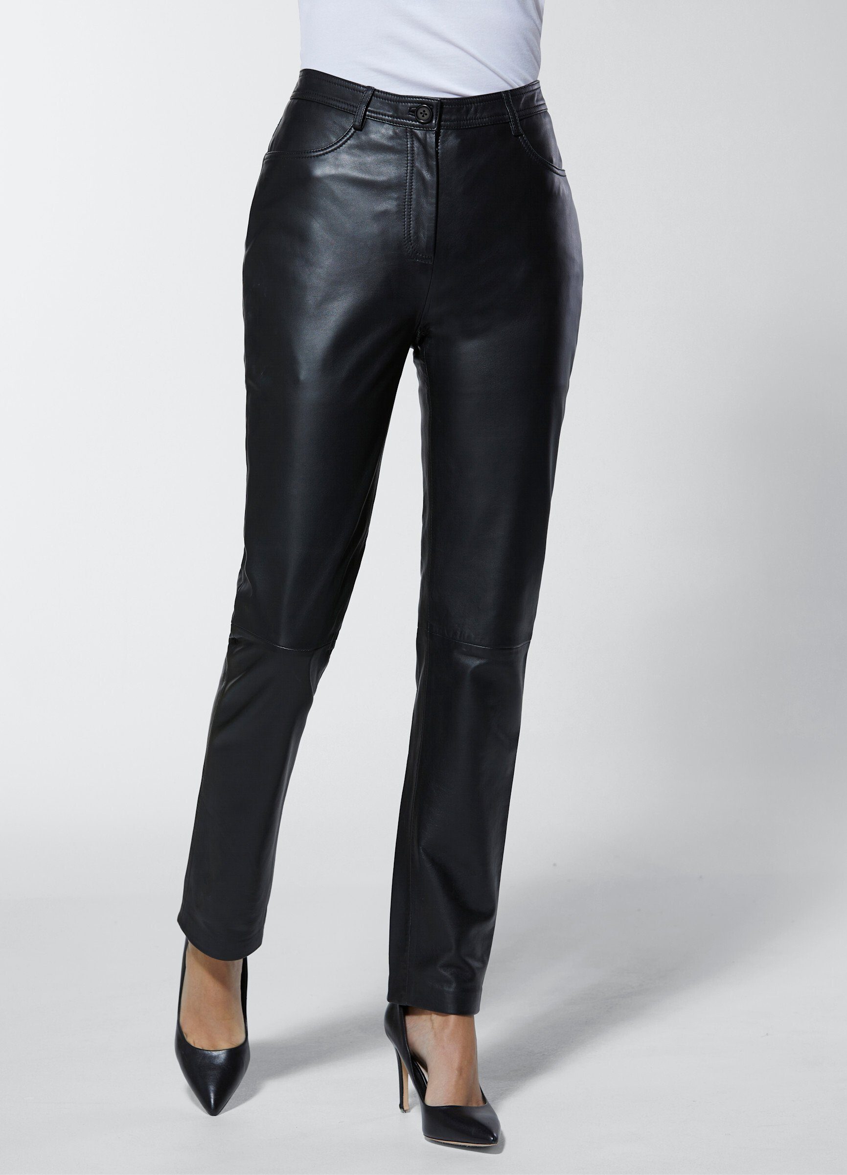Jerseyhose Lammnappa-Lederhose