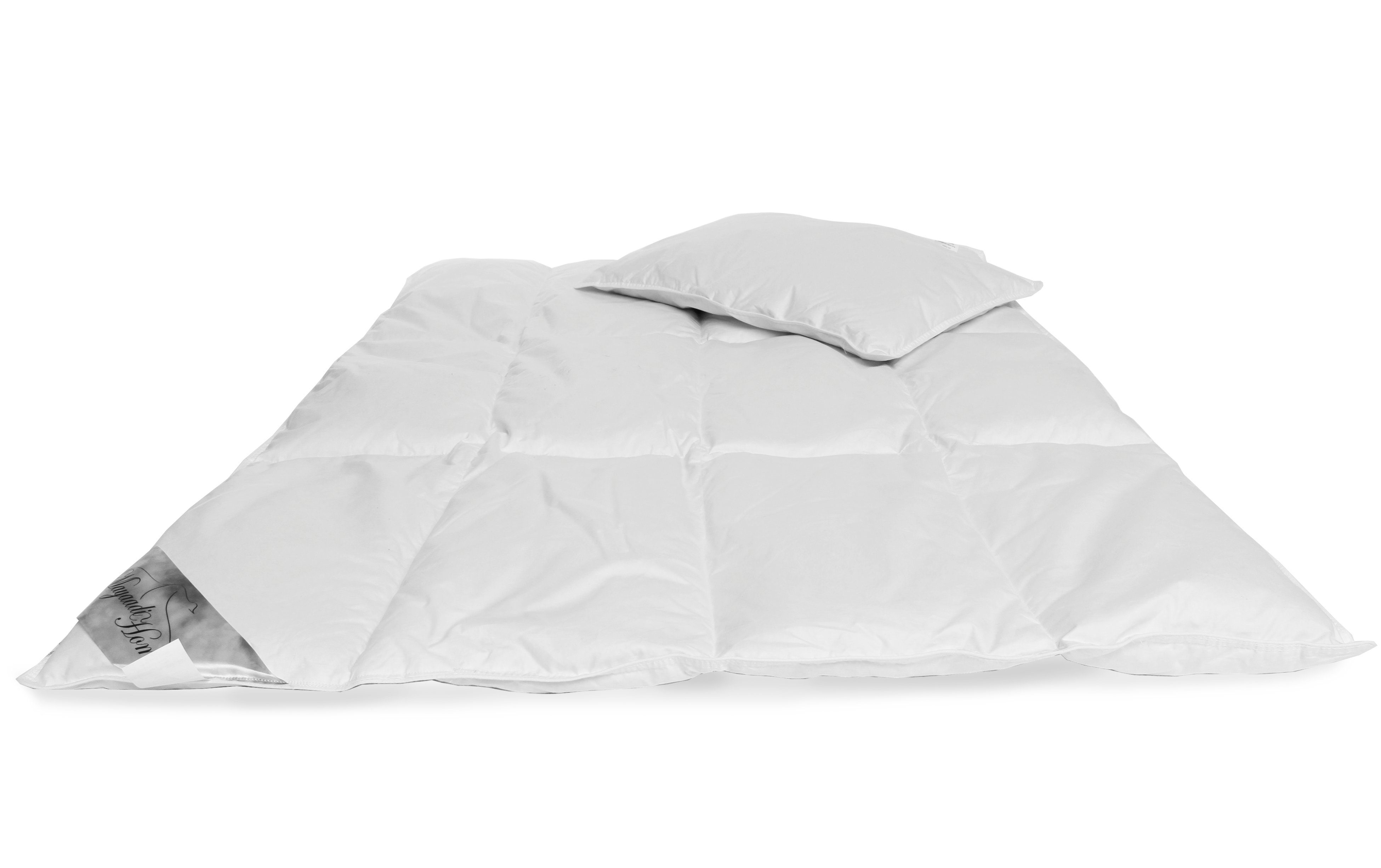 Mayaadi Home Baumwollbettdecke HS55 Kinderset 135x100 cm + 40x60 cm 70% Daunen, Füllung: 70% Daunen, 30% Federn, Bezug: Baumwolle