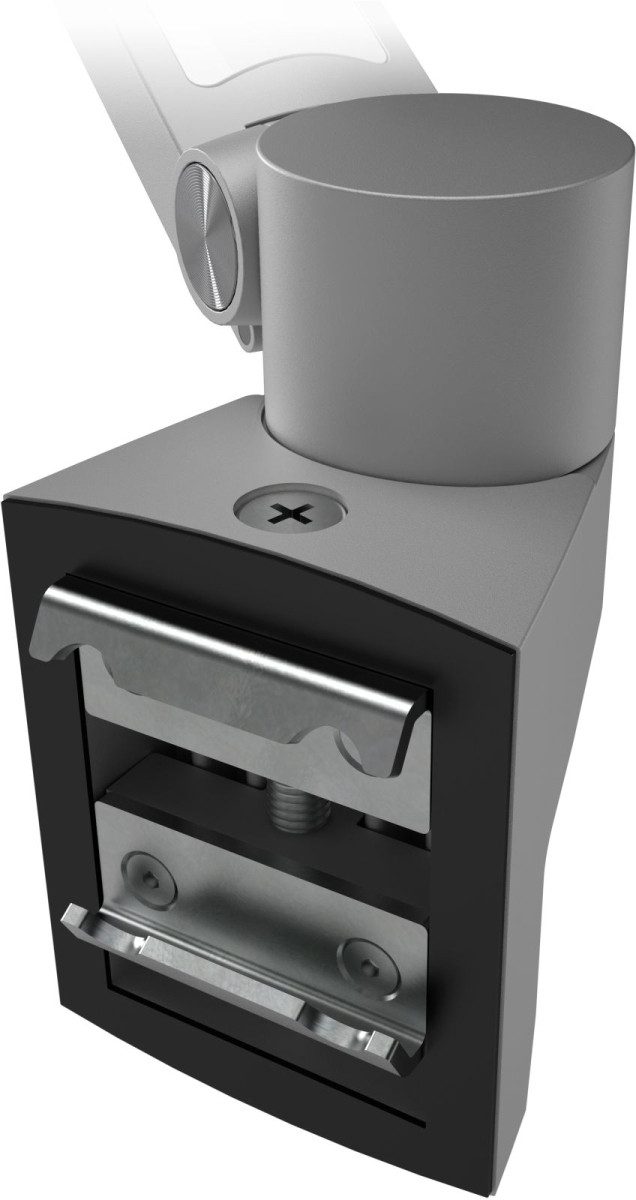 Dataflex Monitor-Halterung Monitorarm Viewlite plus Schienenbefestigung 512 silber