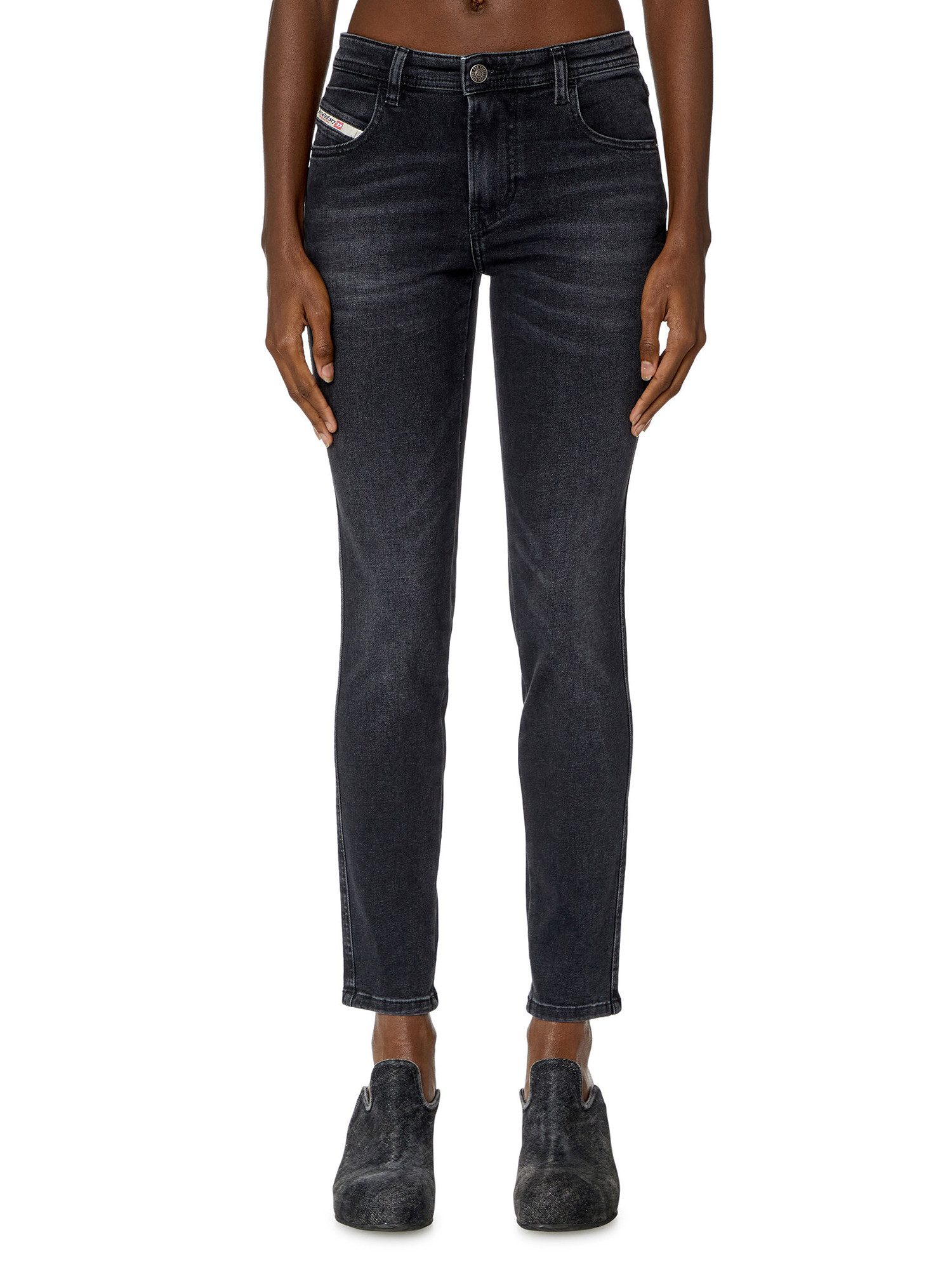 Diesel Skinny-fit-Jeans mit verkürzter Beinpartie - 2015 Babhila 0PFAS günstig online kaufen