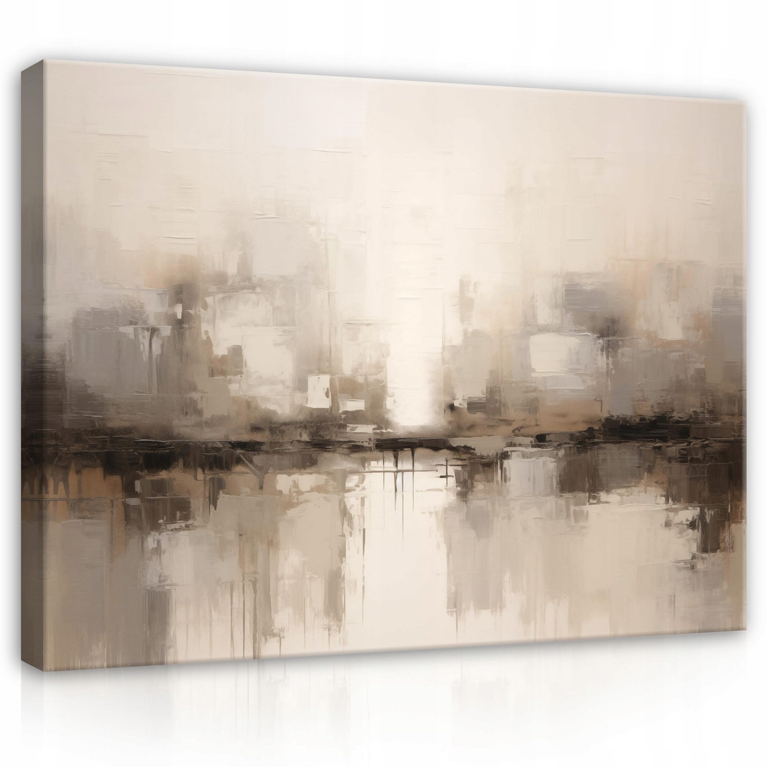 Wallarena Leinwandbild Boho Abstrakt Modern Natur Schlafzimmer, Wohnzimmer 100x70 cm, Boho, 100 x 70 cm