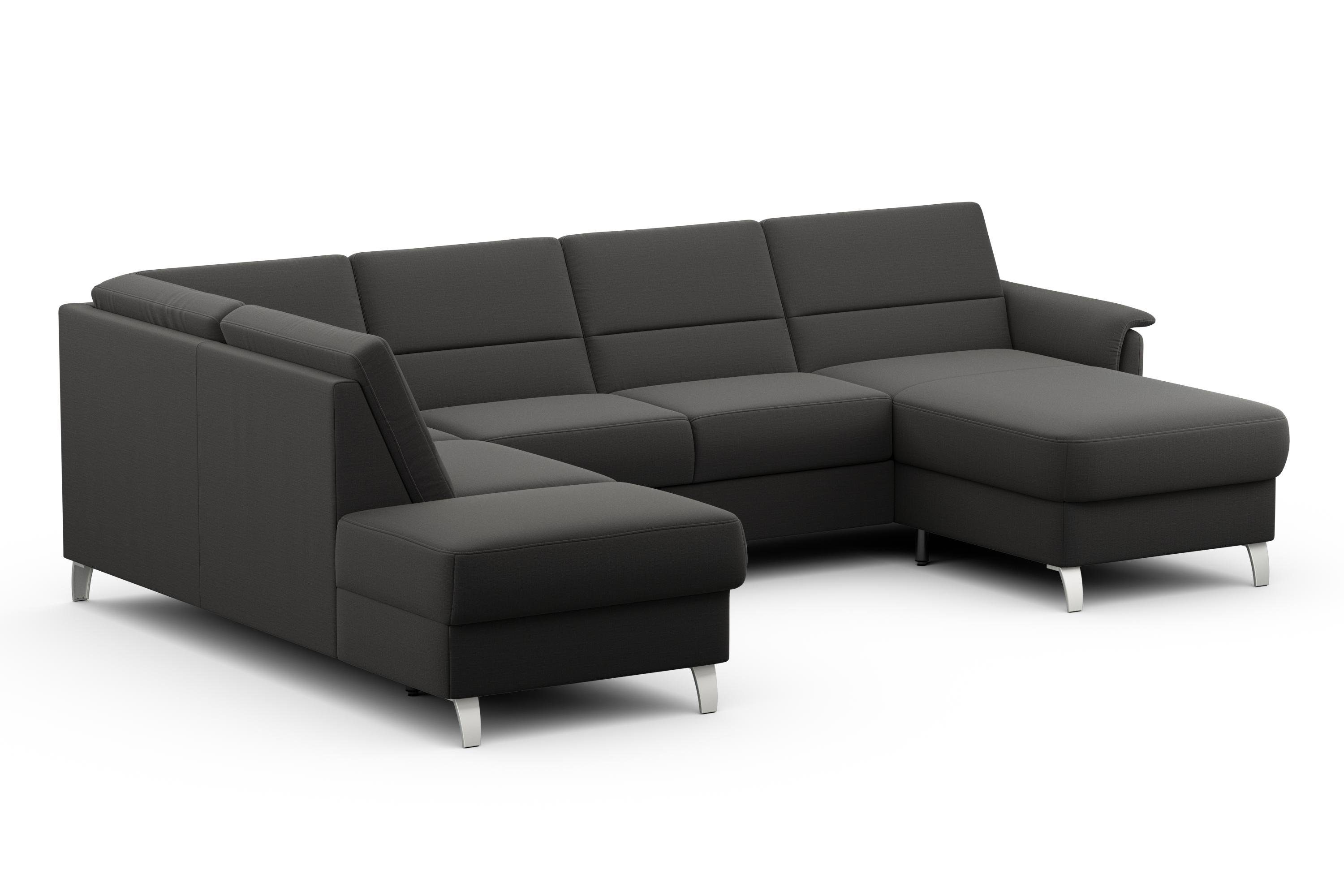 sit&more Wohnlandschaft "Palmera U-Form, B: 308 cm" optional Bettfunktion & günstig online kaufen