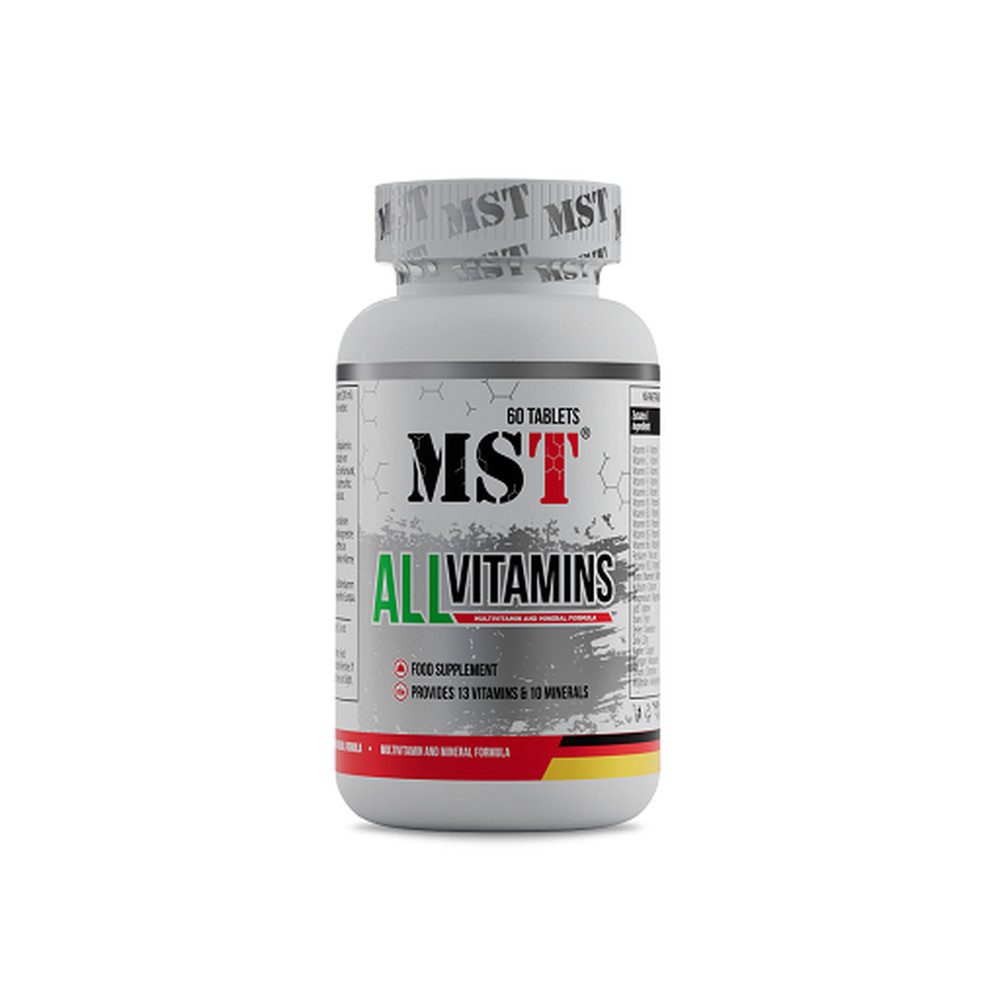 MST Nutrition MST - All Vitamins 60 Pillen Tabletten, 60 St.