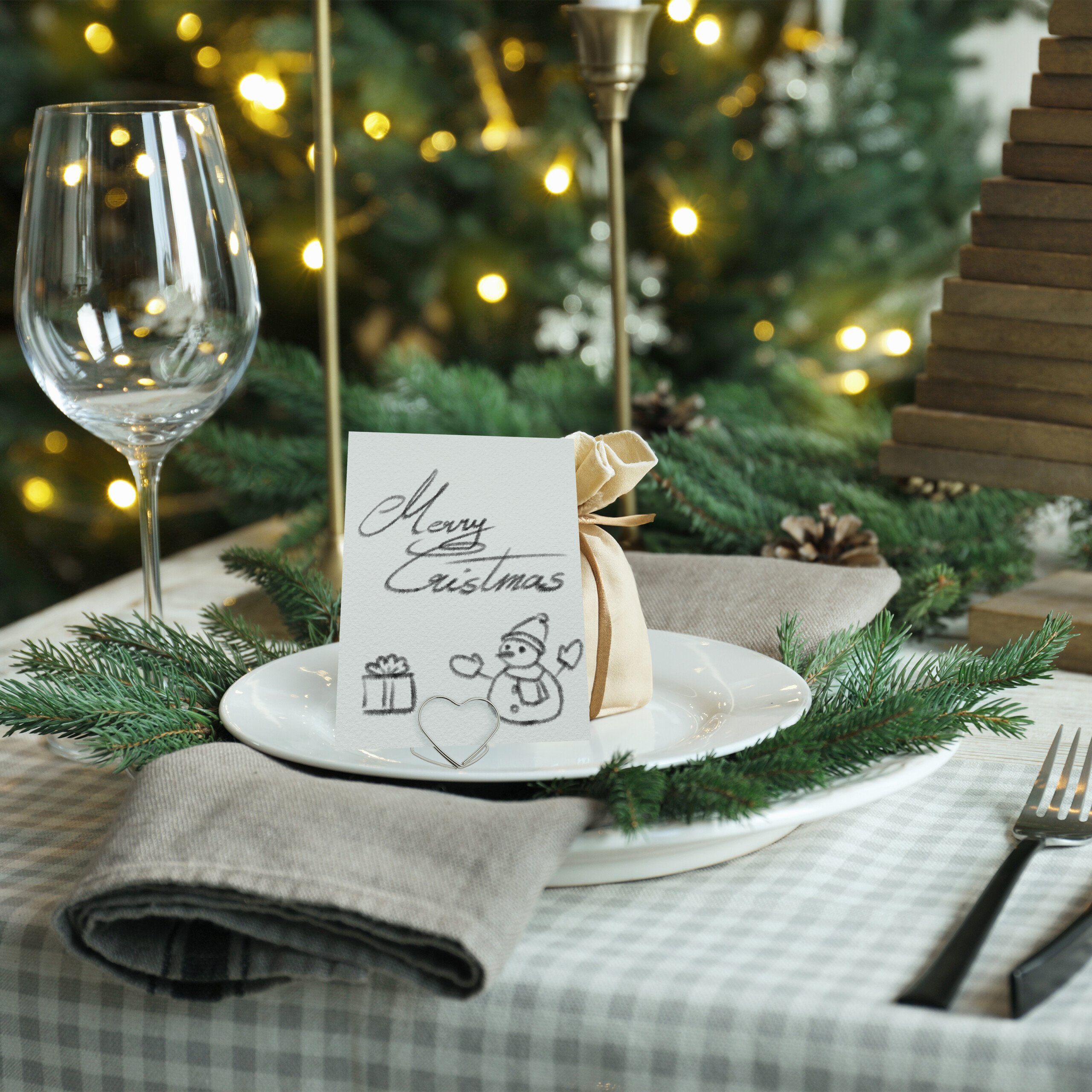 relaxdays Tischkartenhalter Herz 48er Set, Eisen, silber