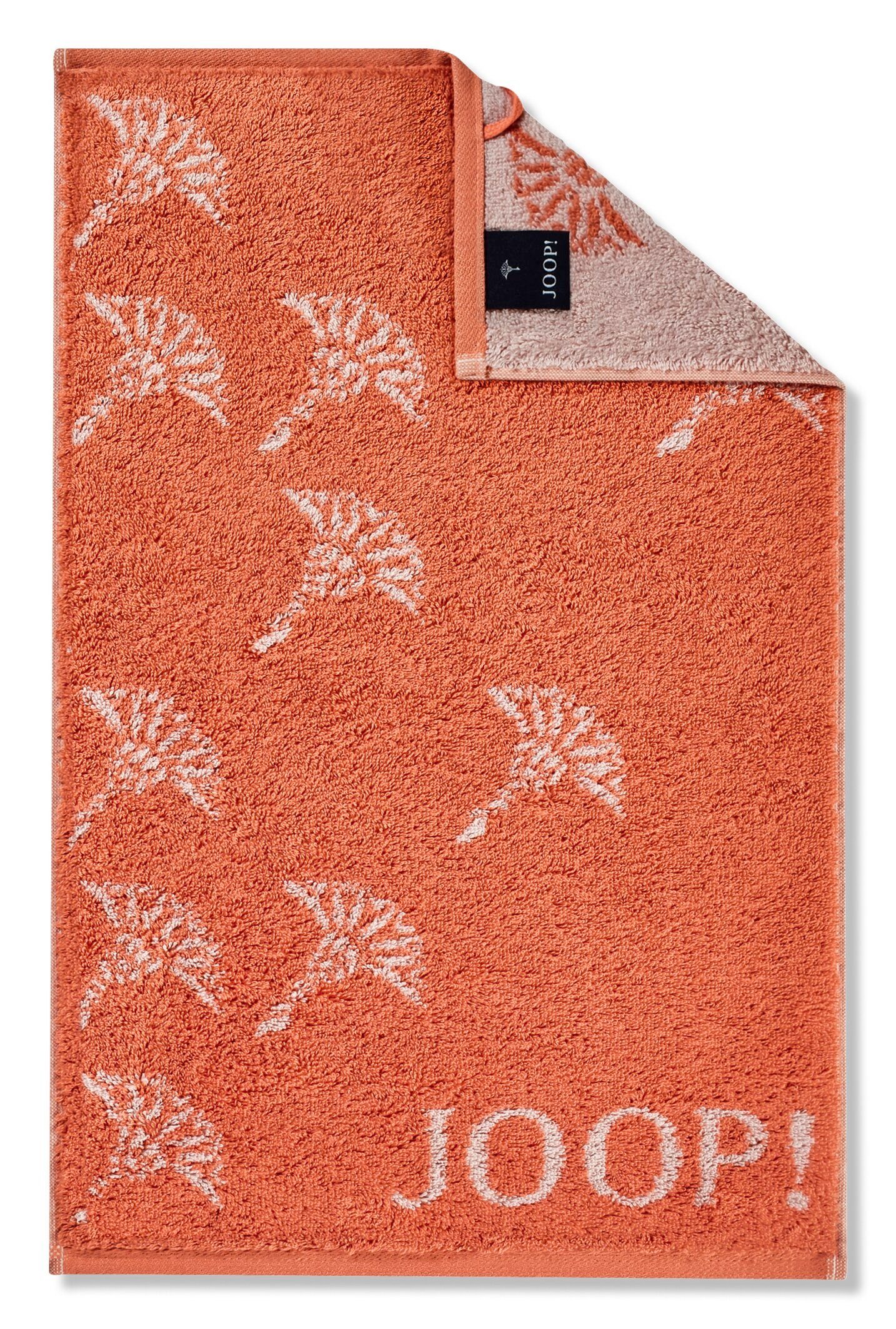 Joop! Gästehandtücher JOOP! LIVING - MOVE FADED CORNFLOWER Gästetuch-Set, Textil (3-St) Apricot | Gästehandtücher