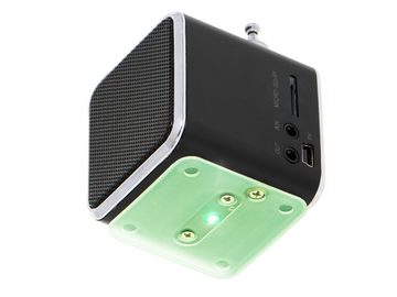 LA CUTE Tragbarer Mini Bluetooth Lautsprecher mit Radio uvm. Bluetooth-Speaker