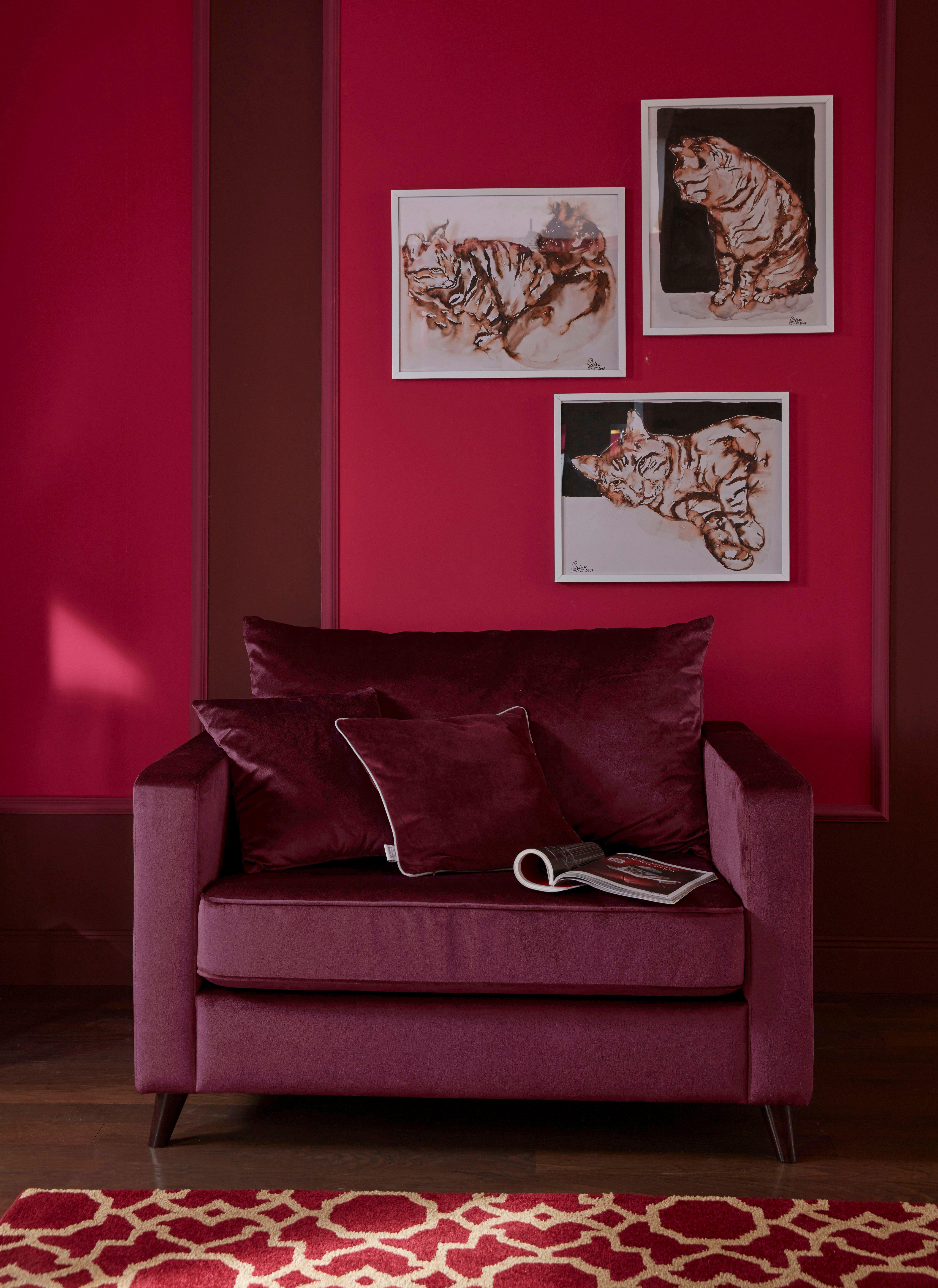 Home affaire Loveseat Renesse, lose Kissen, Keder an Sitzkissen