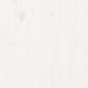 furnicato Tischplatte Weiß 80x40x2,5 cm Massivholz Kiefer Oval (1 St)