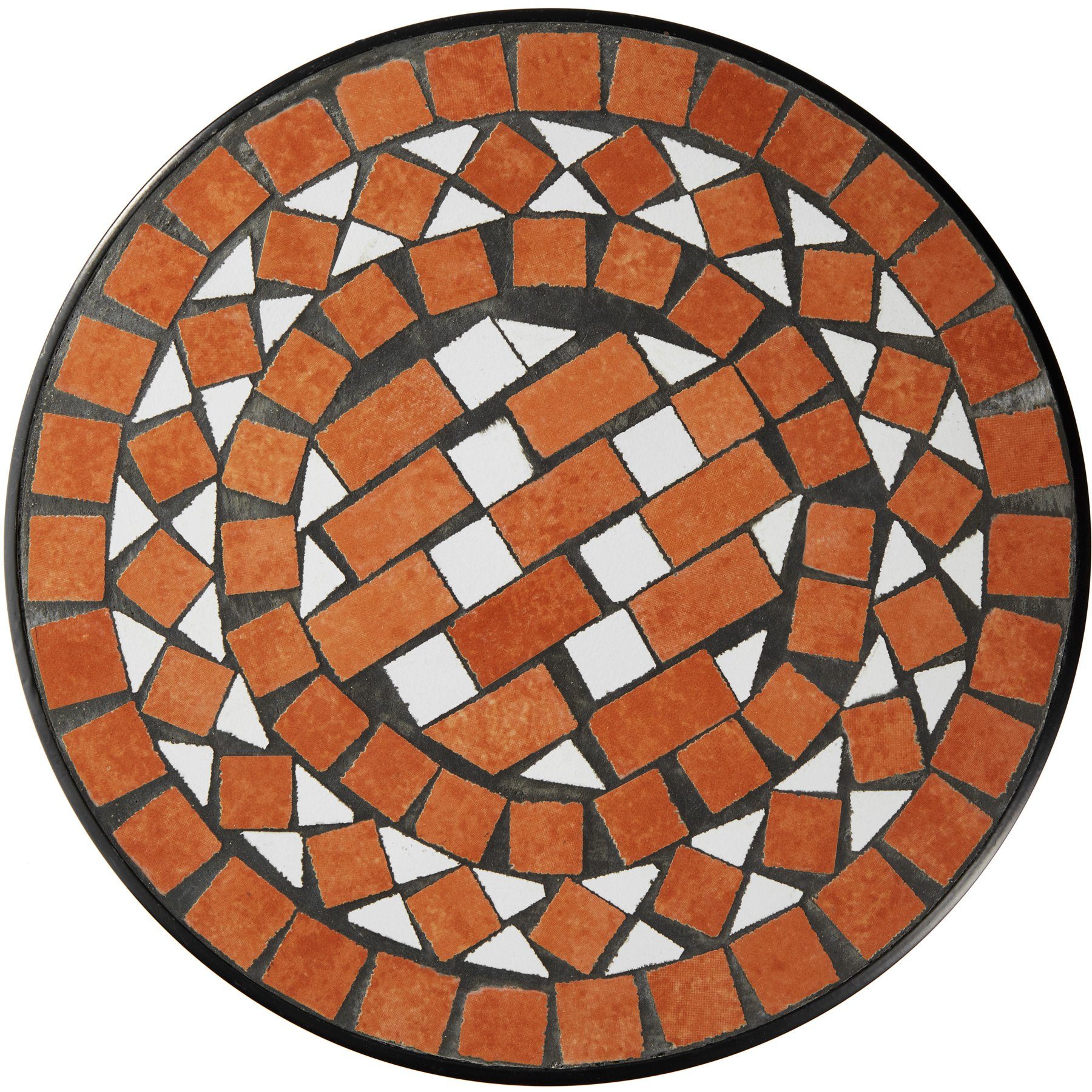 tectake Balkonhängetisch Balkontisch (1-St., 1 tlg), Massive Tischplatte aus Steinmosaik