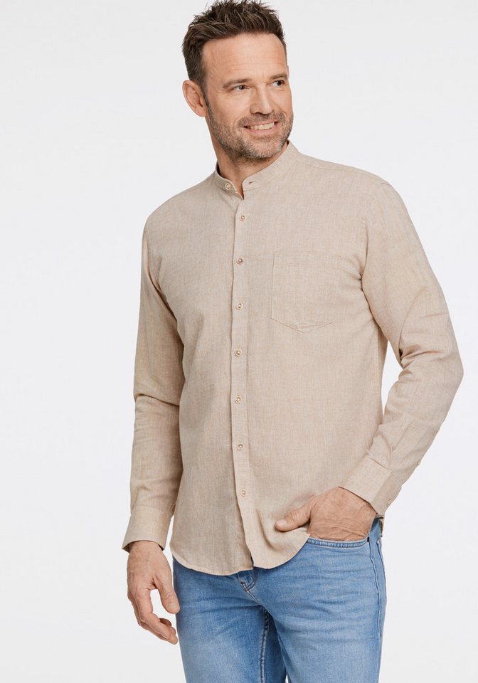 JACK’S Leinenhemd Leinenhemd (Langarm) Regular Fit