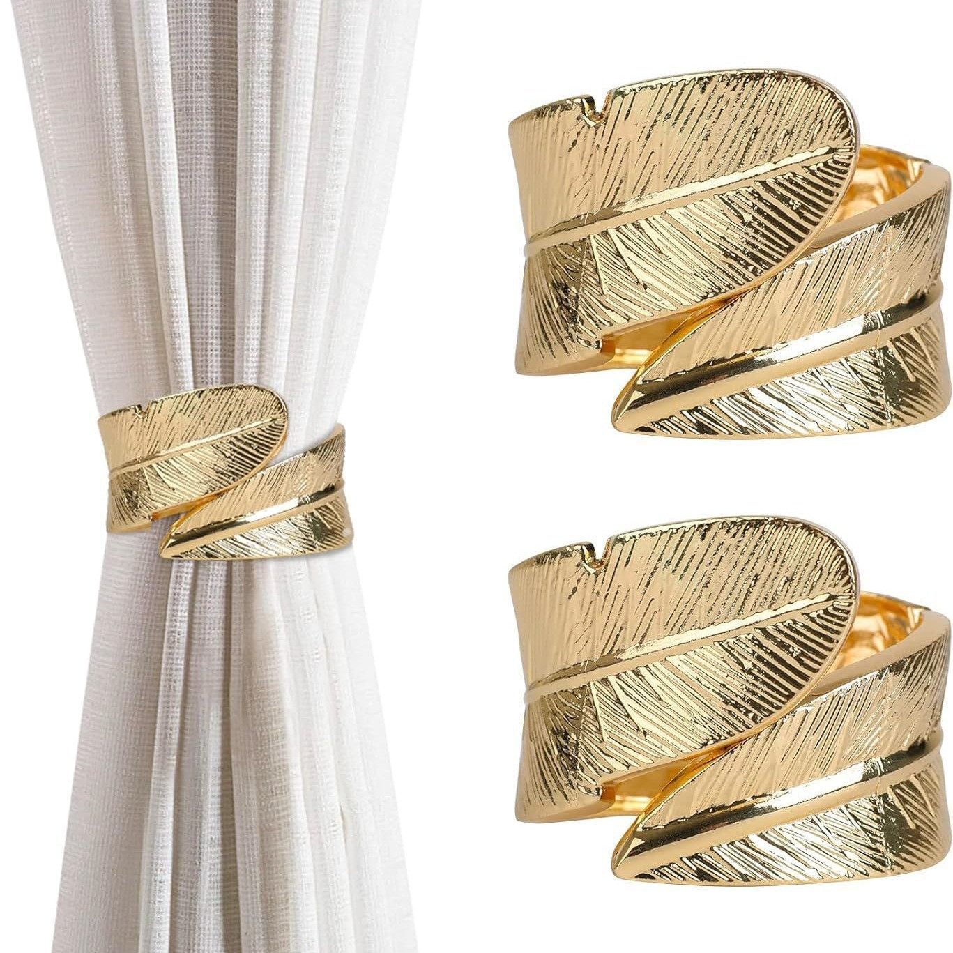 BYSURE Raffhalter, (2-tlg), 2 Stück Vorhang Raffhalter Vorhang Clip Gardine günstig online kaufen