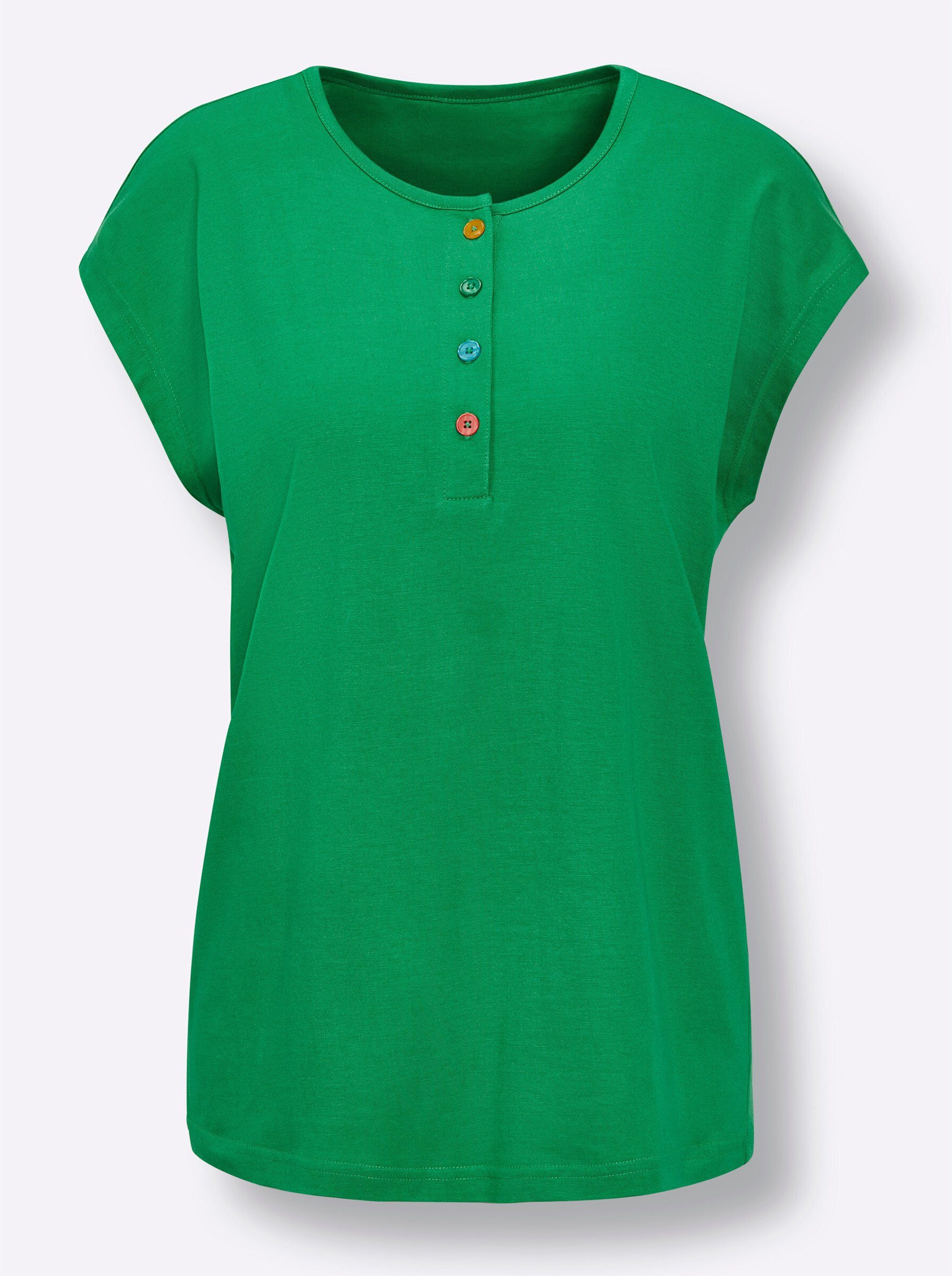 Schlafanzug grasgrün-sonnengelb-bedruckt WITT WEIDEN
