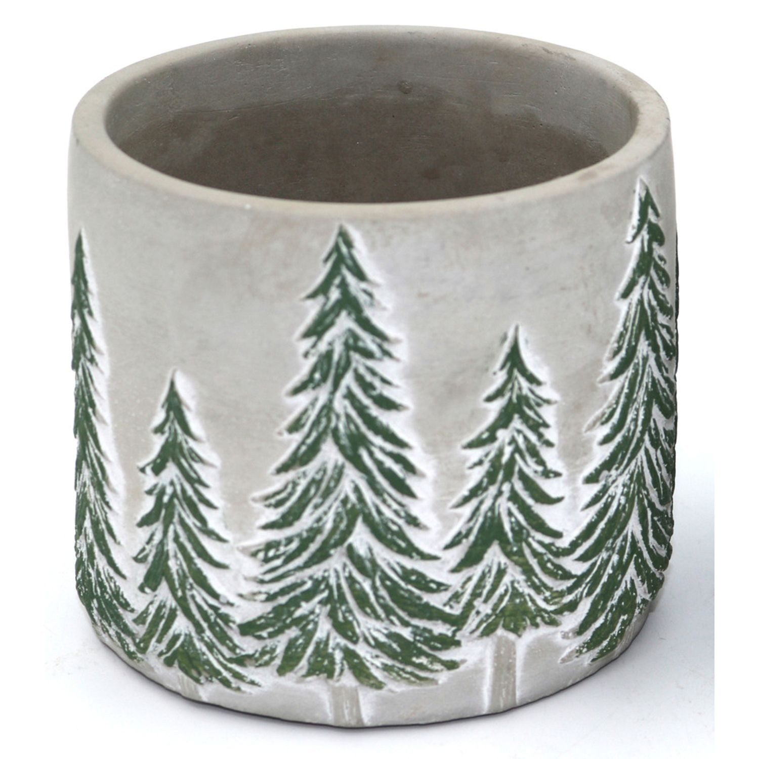 Duif International Blumentopf 12x Übertopf Tannen Zement Töpfe Pflanzen Küb günstig online kaufen