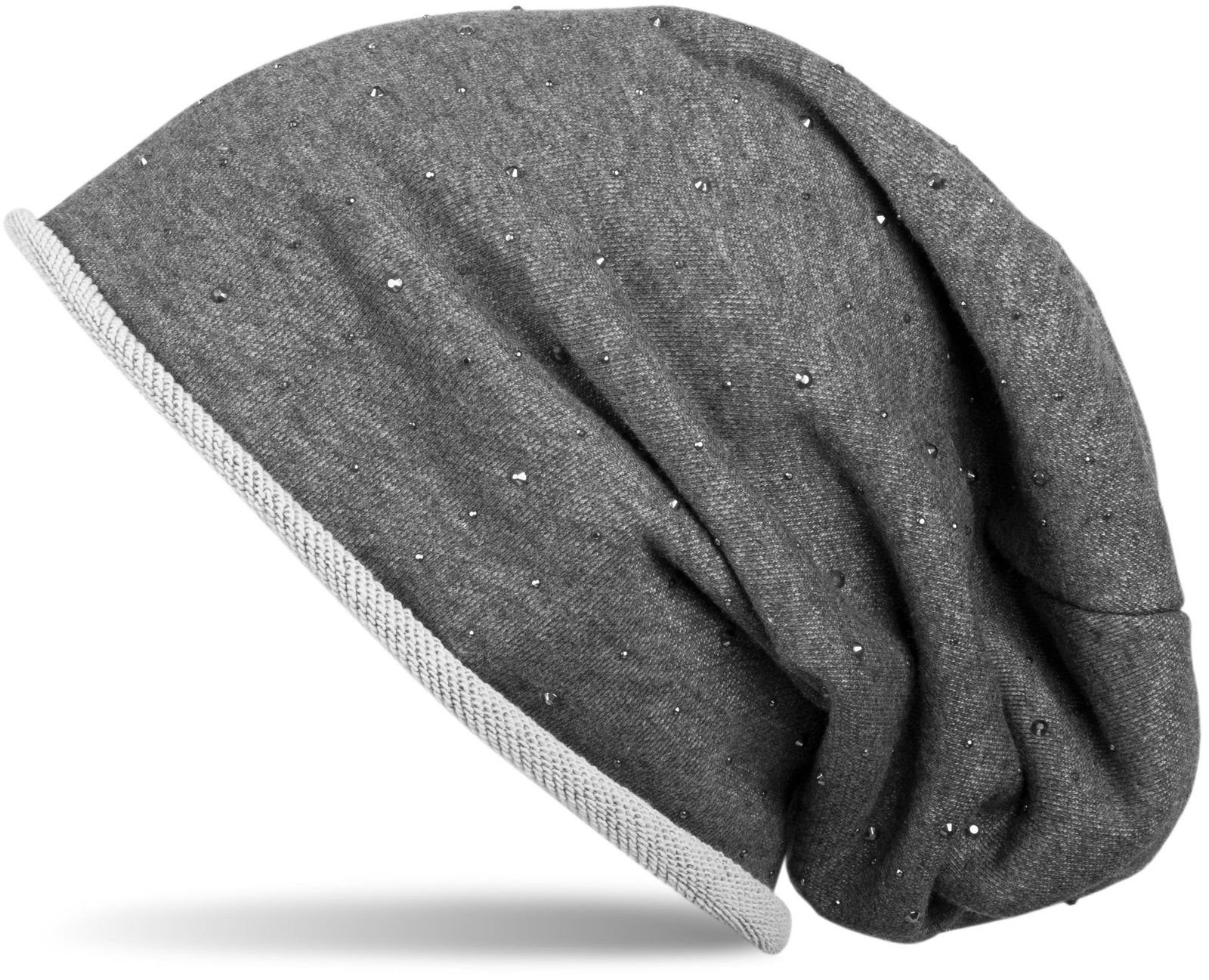 styleBREAKER Beanie Beanie mit Strass Nieten günstig online kaufen