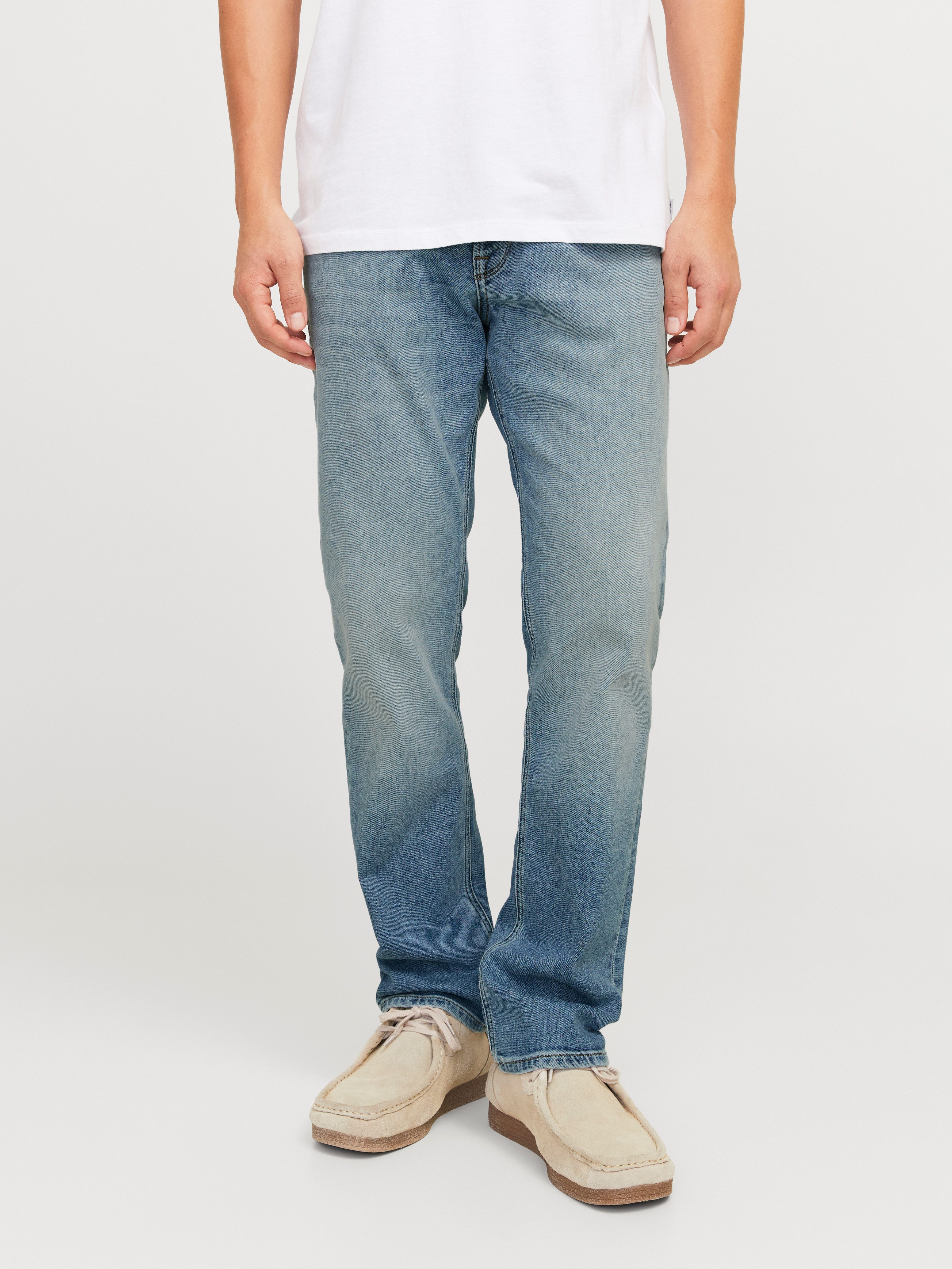 Jack & Jones Regular-fit-Jeans JJICLARK mit Used-Look und Stretch für den A günstig online kaufen